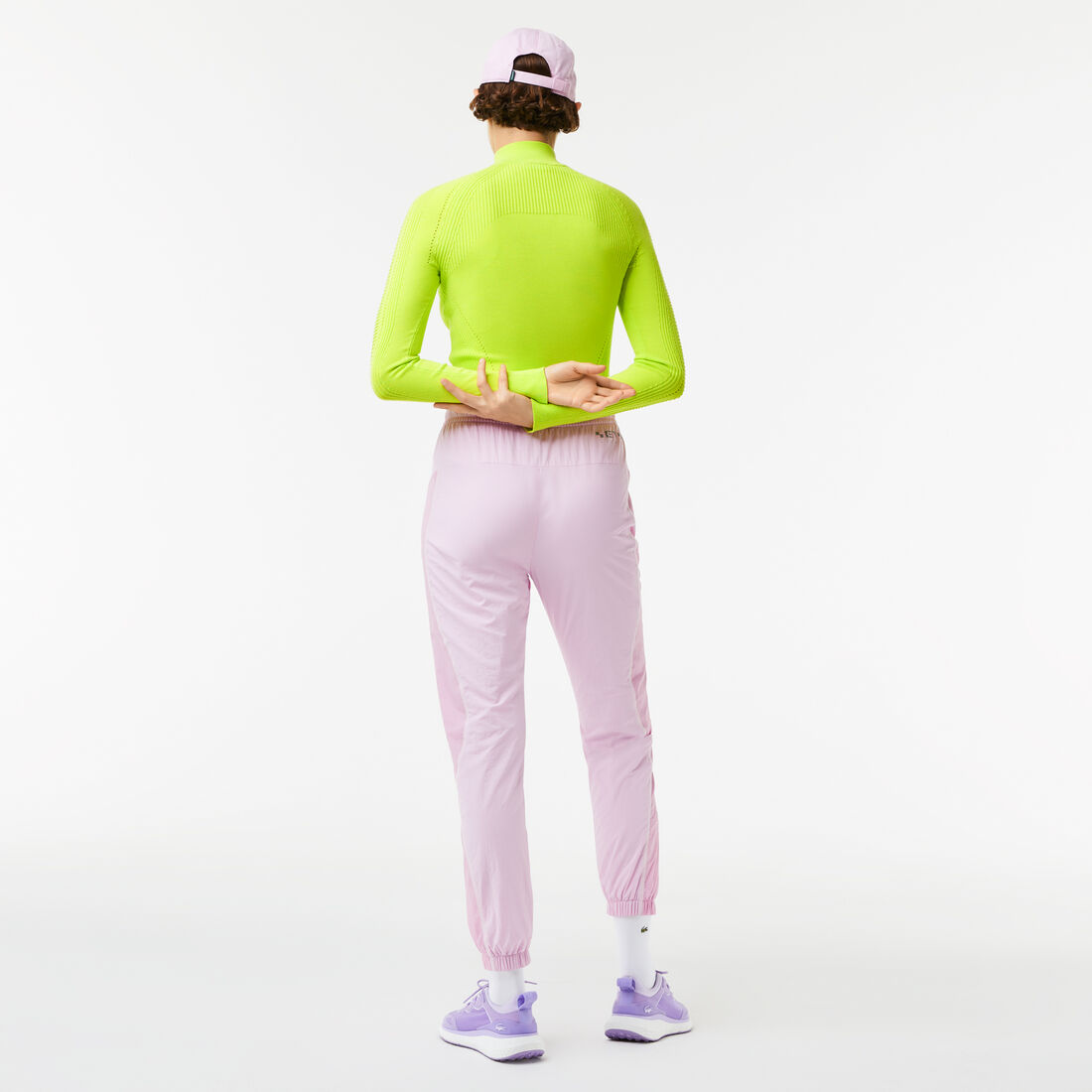 سترة لاكوست صوف بسحّاب على الرقبة للنساء سترة لاكوست صوف بسحّاب على الرقبة للنساء