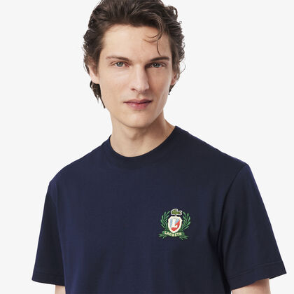 French Made Embroidered Badge T-shirt