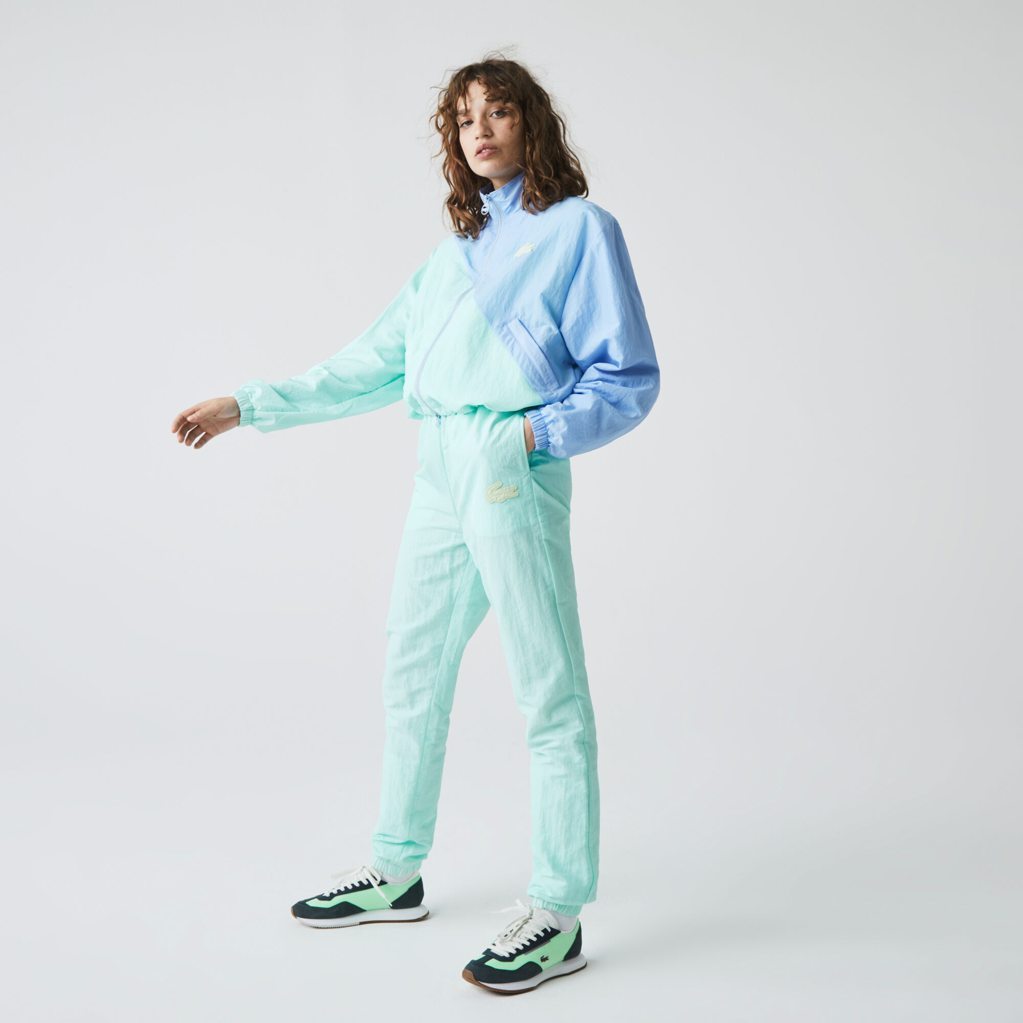Womens lacoste sweat suit outlet