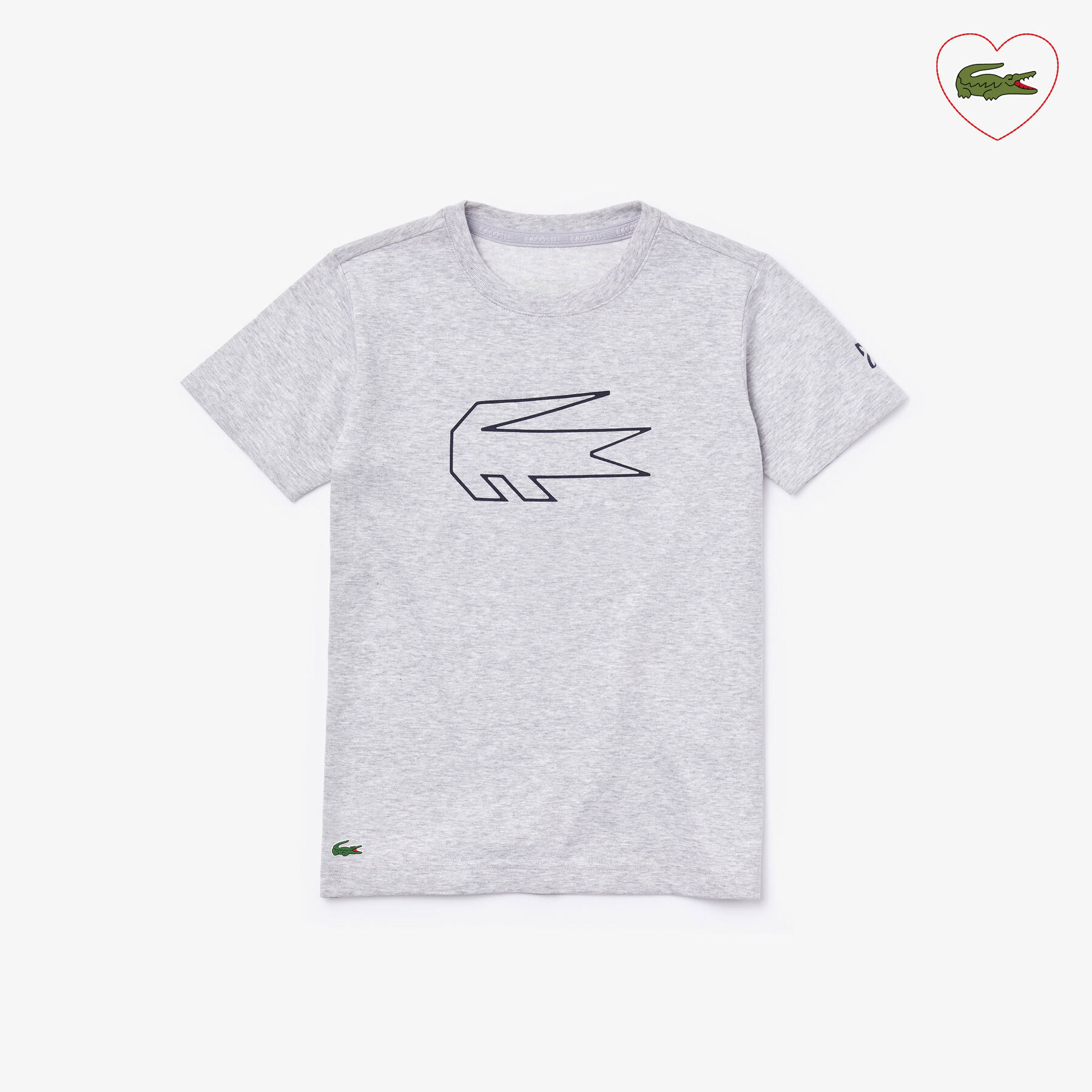 Boys' Lacoste SPORT x Novak Djokovic Crocodile Print T-shirt boys lacoste sport x novak djokovic crocodile print t shirt