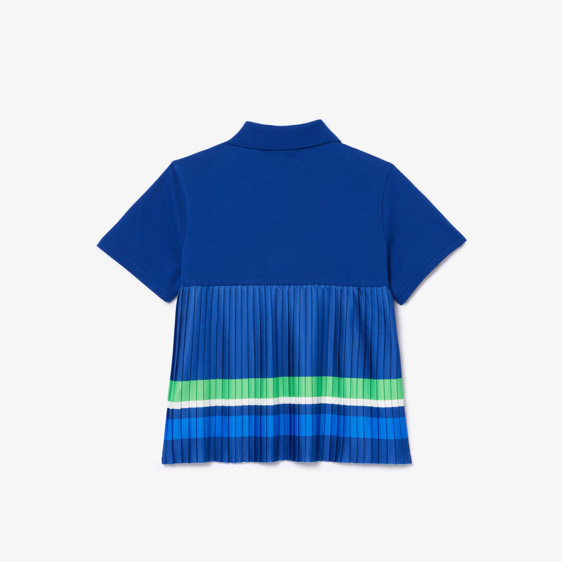 Pleated Hem Pique Polo Shirt Pleated Hem Pique Polo Shirt