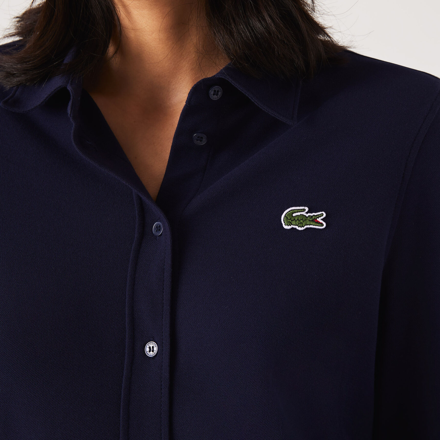 Women's Lacoste Adjustable Cotton Pique Polo Dress women s lacoste adjustable cotton pique polo dress