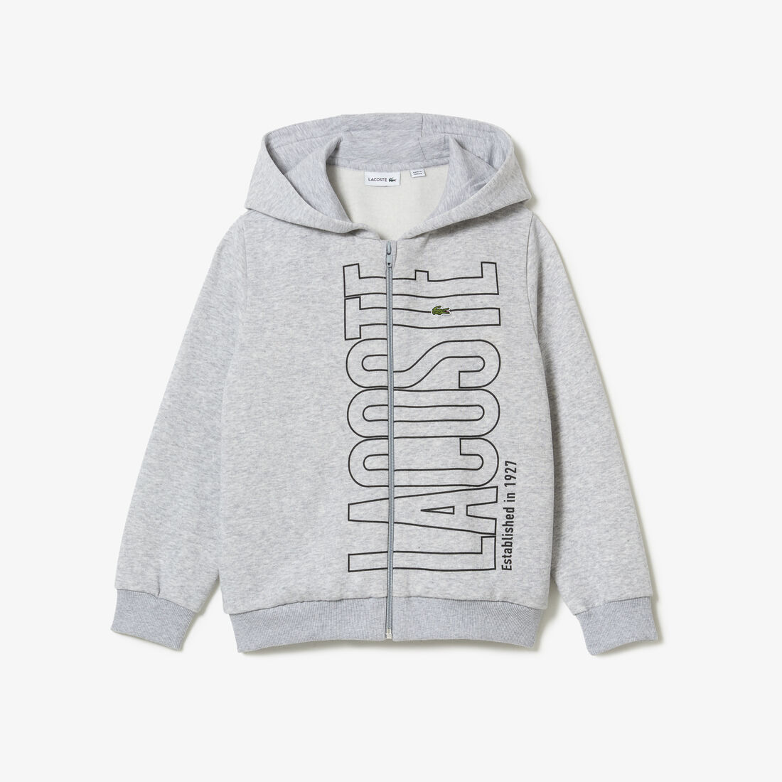 سويت شيرت لاكوست بغطاء رأس بسحّاب وشعار الماركة للأولاد سويت شيرت لاكوست بغطاء رأس بسحّاب وشعار الماركة للأولاد