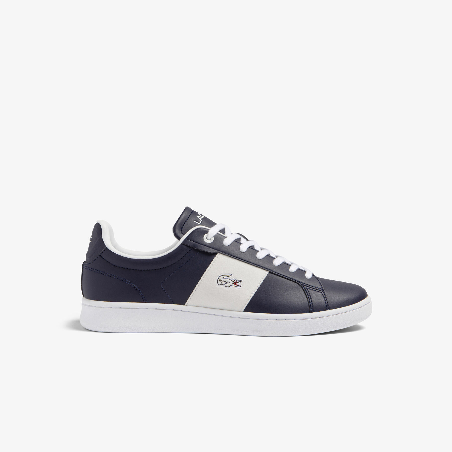 Men's Lacoste Carnaby Pro Leather Colour Contrast Trainers men s lacoste carnaby pro leather colour contrast trainers