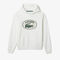 Men's Loose Fit Branded Monogram Hooded Sweatshirt lacoste men s loose fit branded monogram hooded sweatshirt