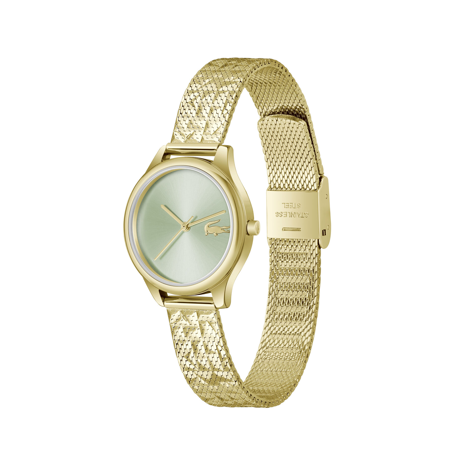 Thin Gold-Plated Steel Women's Watch lacoste thin gold plated steel women s watch