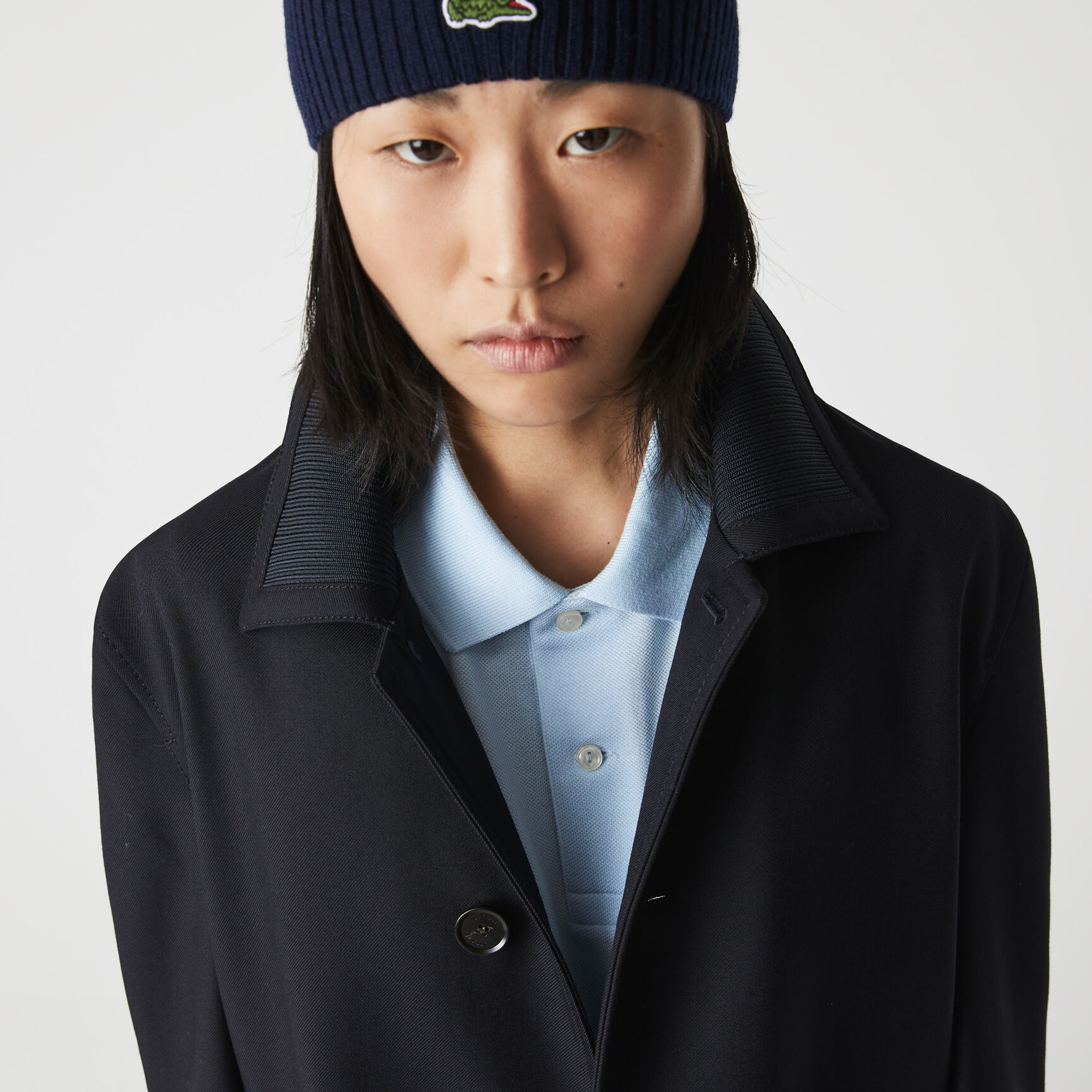 جاكيت بقصة مستقيمة من مزيج الصوف للجنسين جاكيت بقصة مستقيمة من مزيج الصوف للجنسين