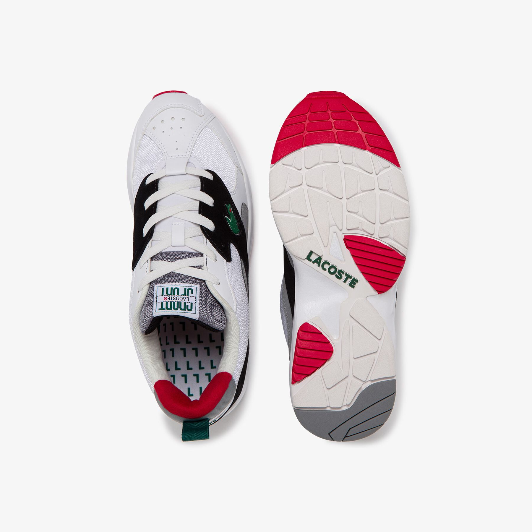 Men's Storm 96 Textile and Synthetic Trainers lacoste men s storm 96 textile and synthetic trainers