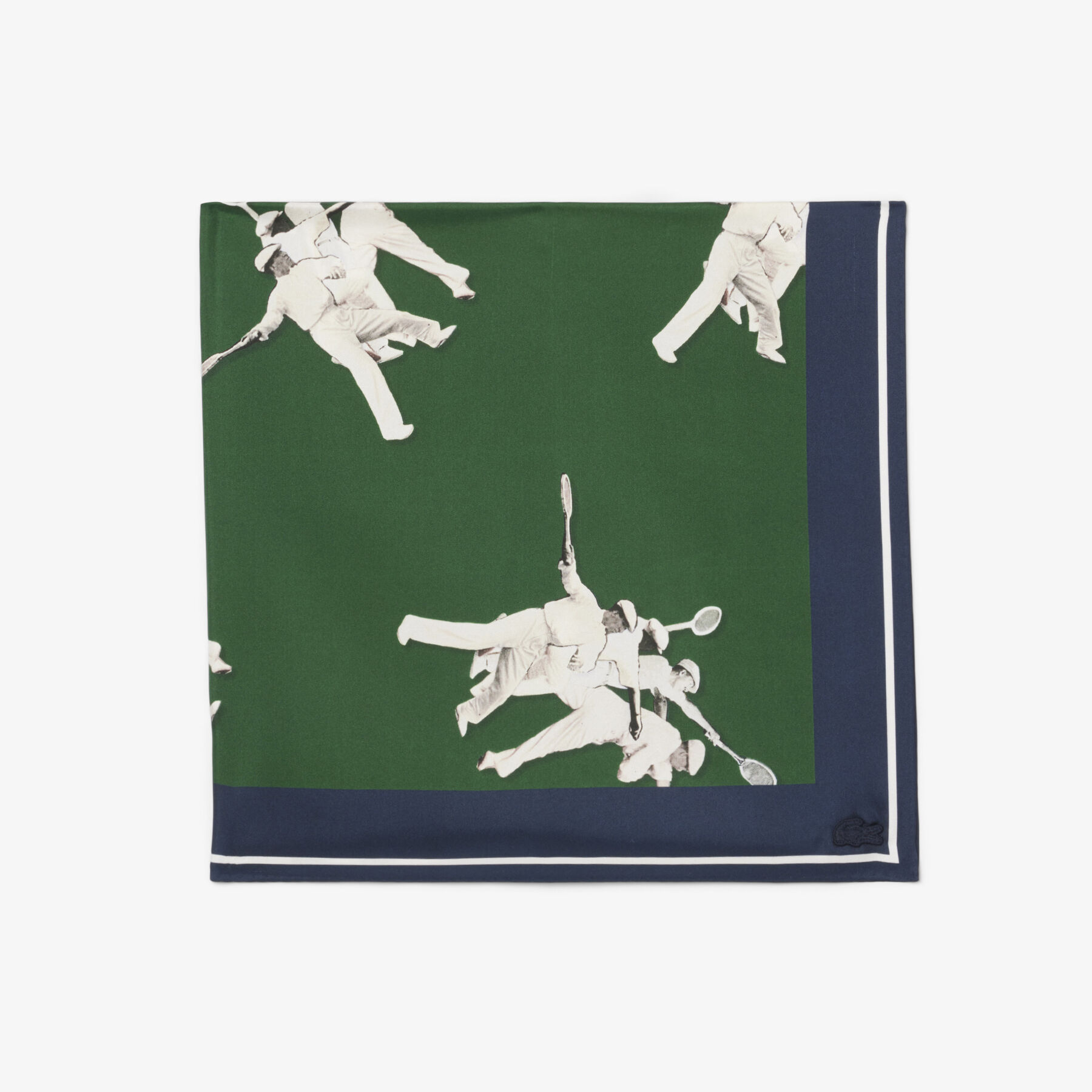 Lightweight Printed Silk Scarf lacoste lightweight printed silk scarf