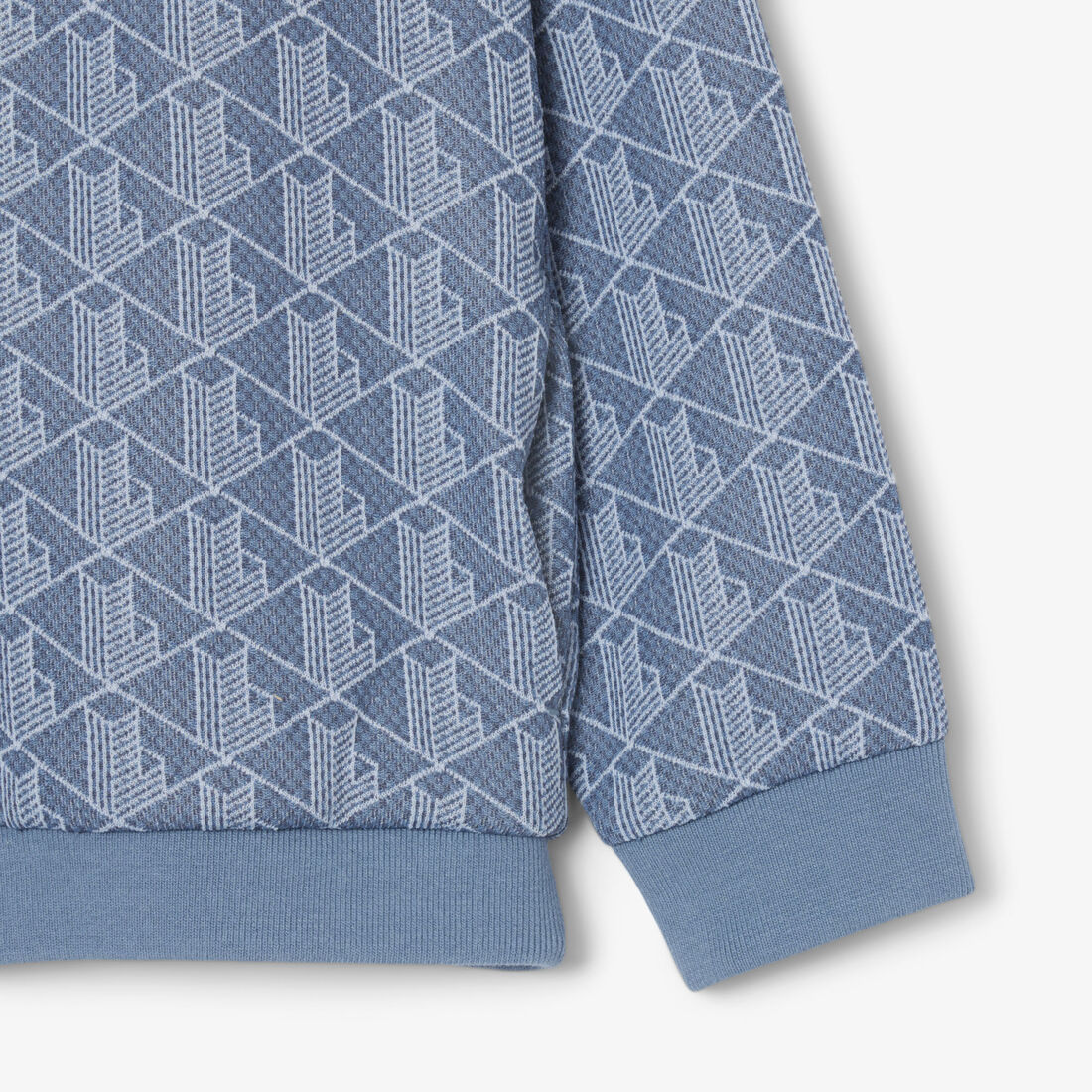 سويت شيرت باريس مونوغرام برقبة عالية وسحاب سويت شيرت باريس مونوغرام برقبة عالية وسحاب