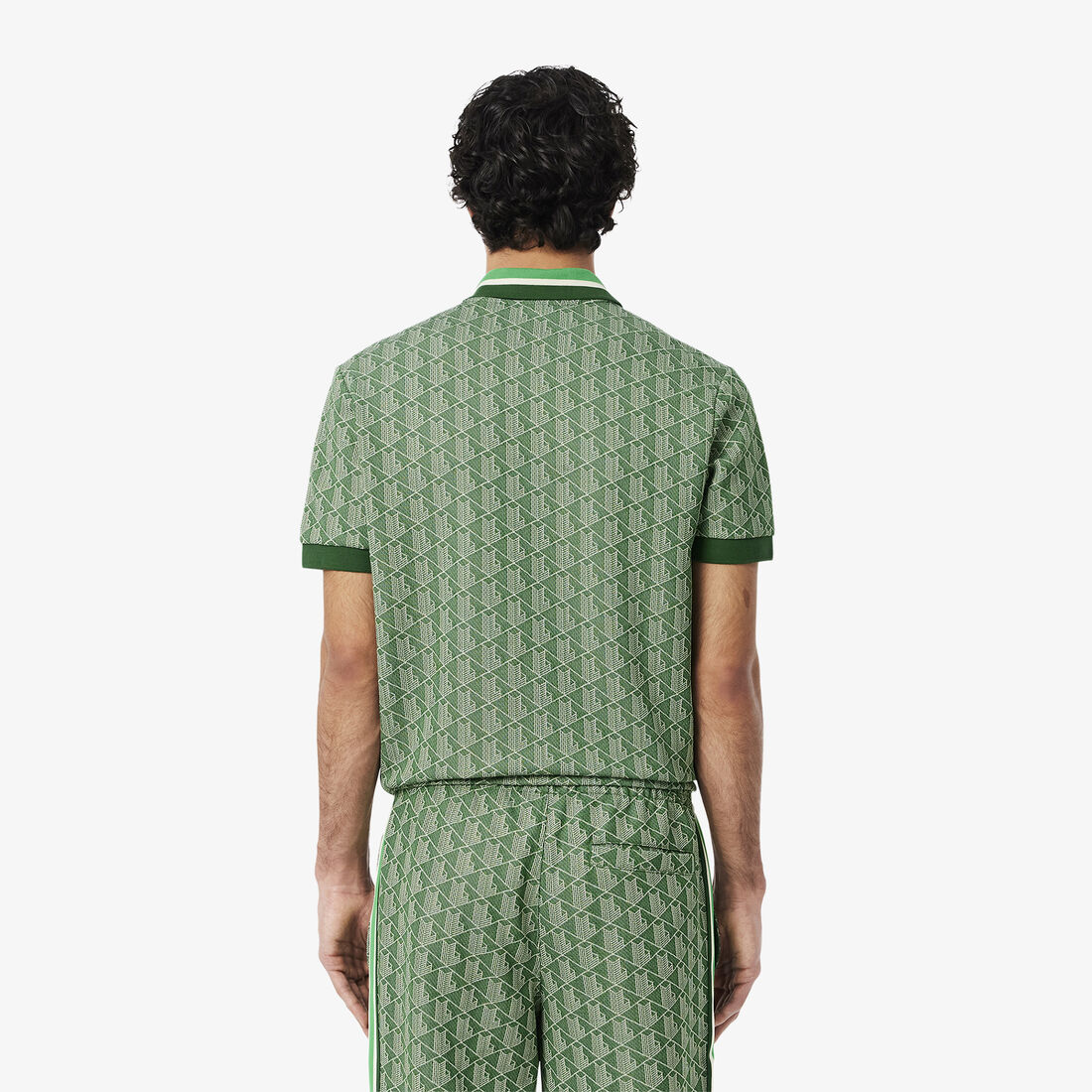 Classic Fit Monogram Jacquard Polo Shirt Classic Fit Monogram Jacquard Polo Shirt