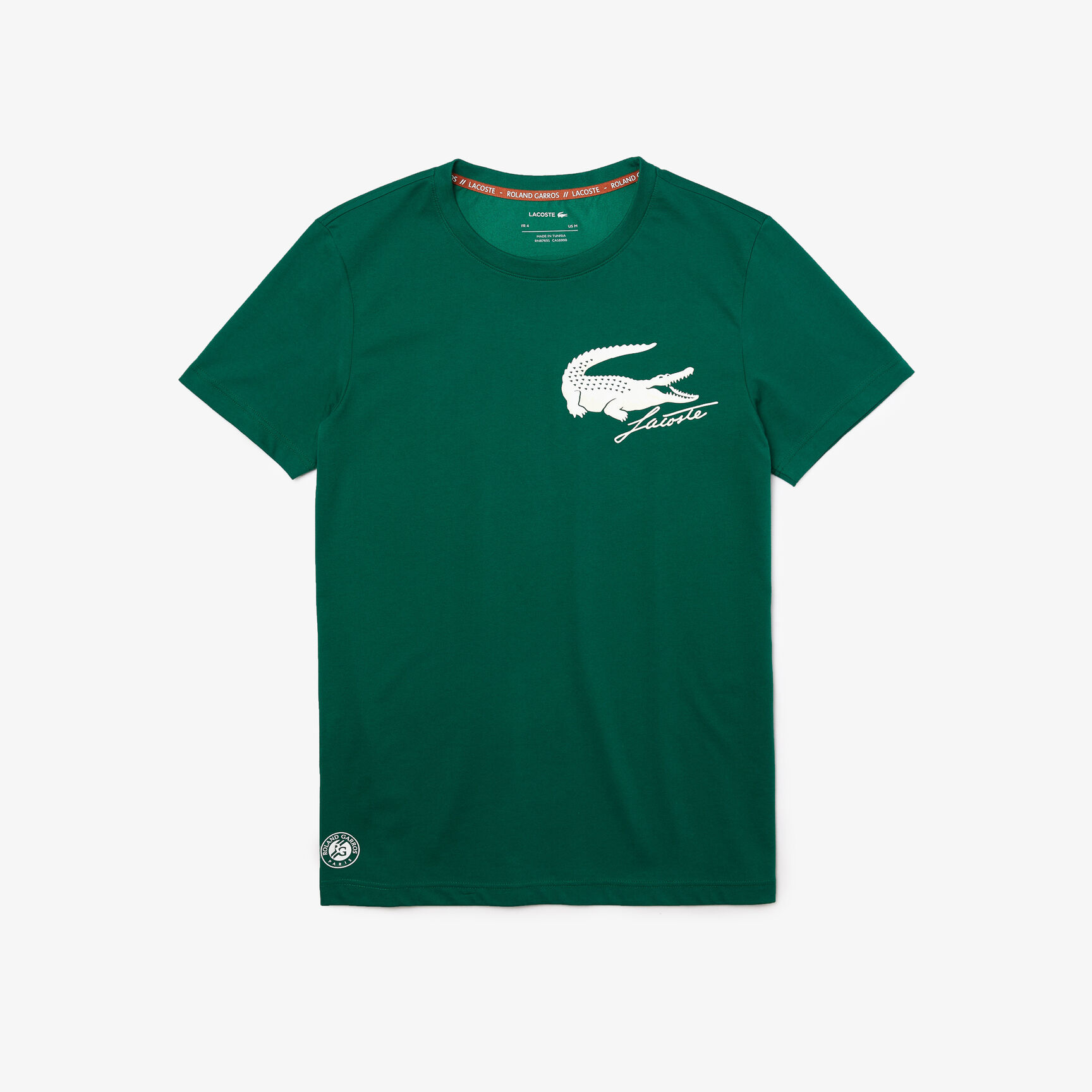 Men’s Lacoste SPORT French Open Edition Crocodile Print T-shirt Men’s Lacoste SPORT French Open Edition Crocodile Print T-shirt