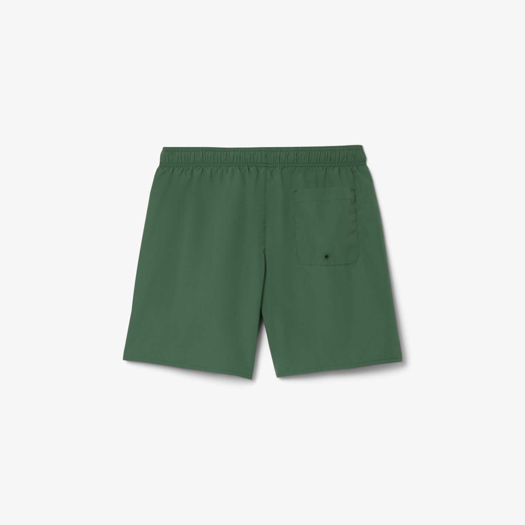 Mid Length Monochrome Swim Trunks