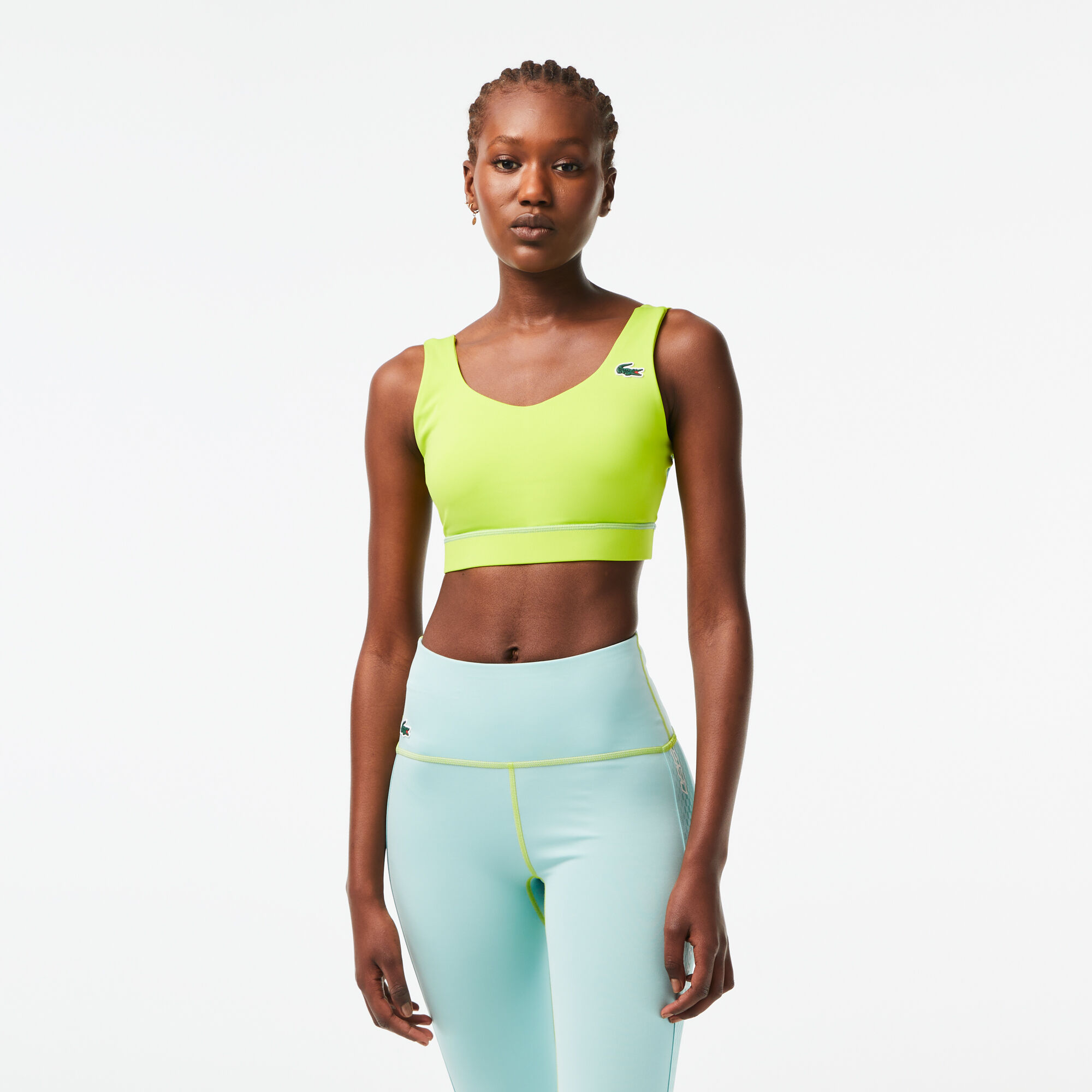 Neon yellow nike sports bra on sale