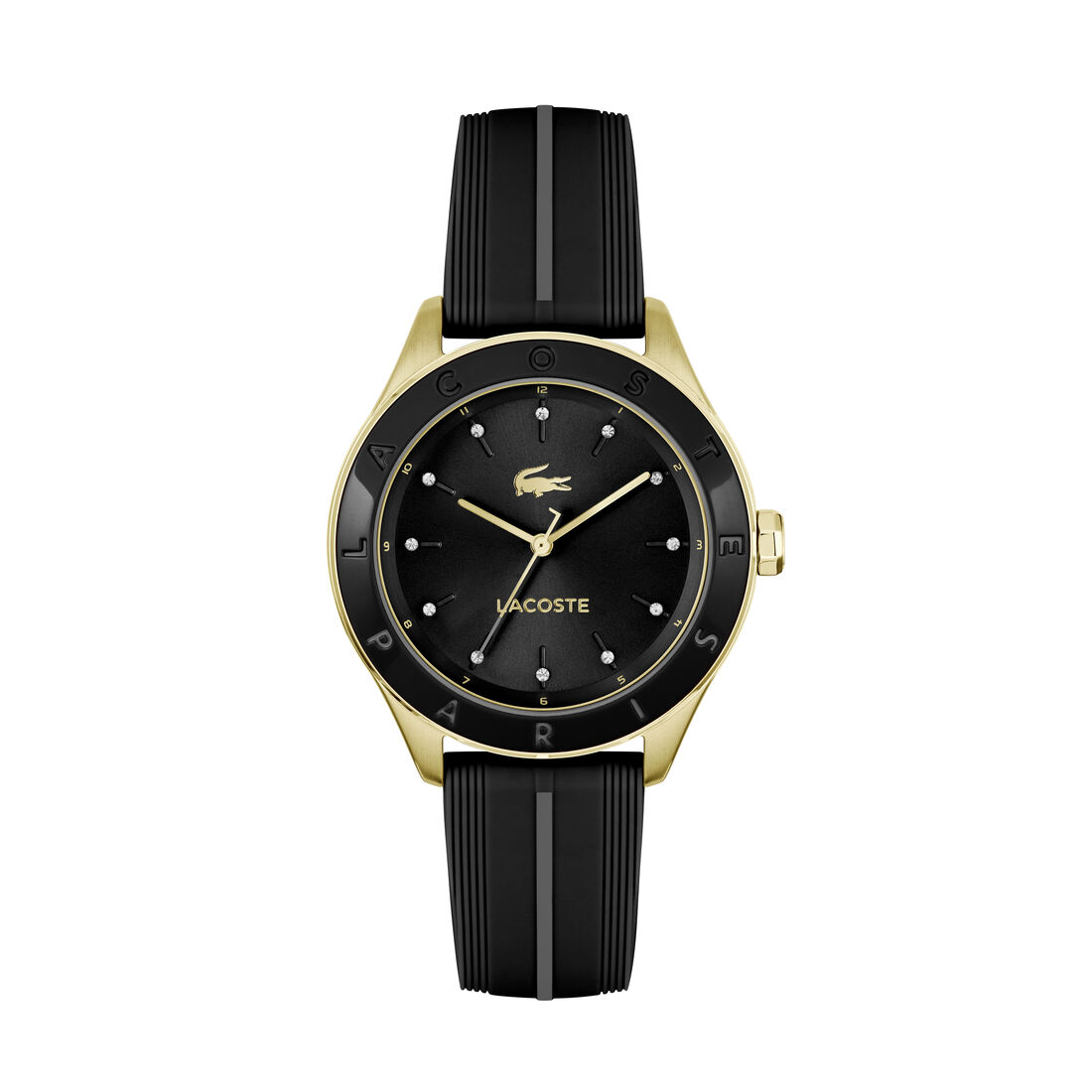 ساعة لاكوست بيلي النسائية بقرص أسود