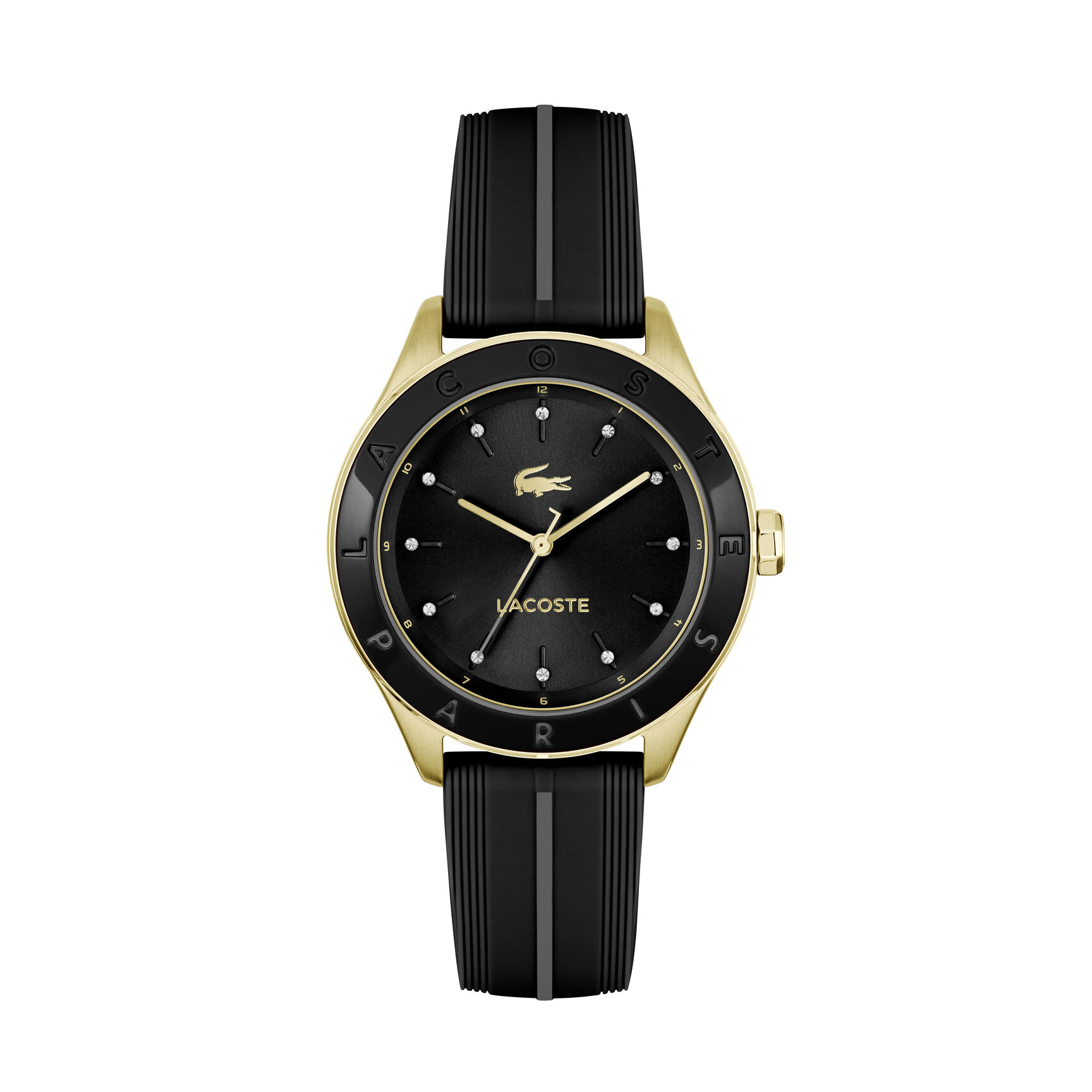 ساعة لاكوست بيلي النسائية بقرص أسود