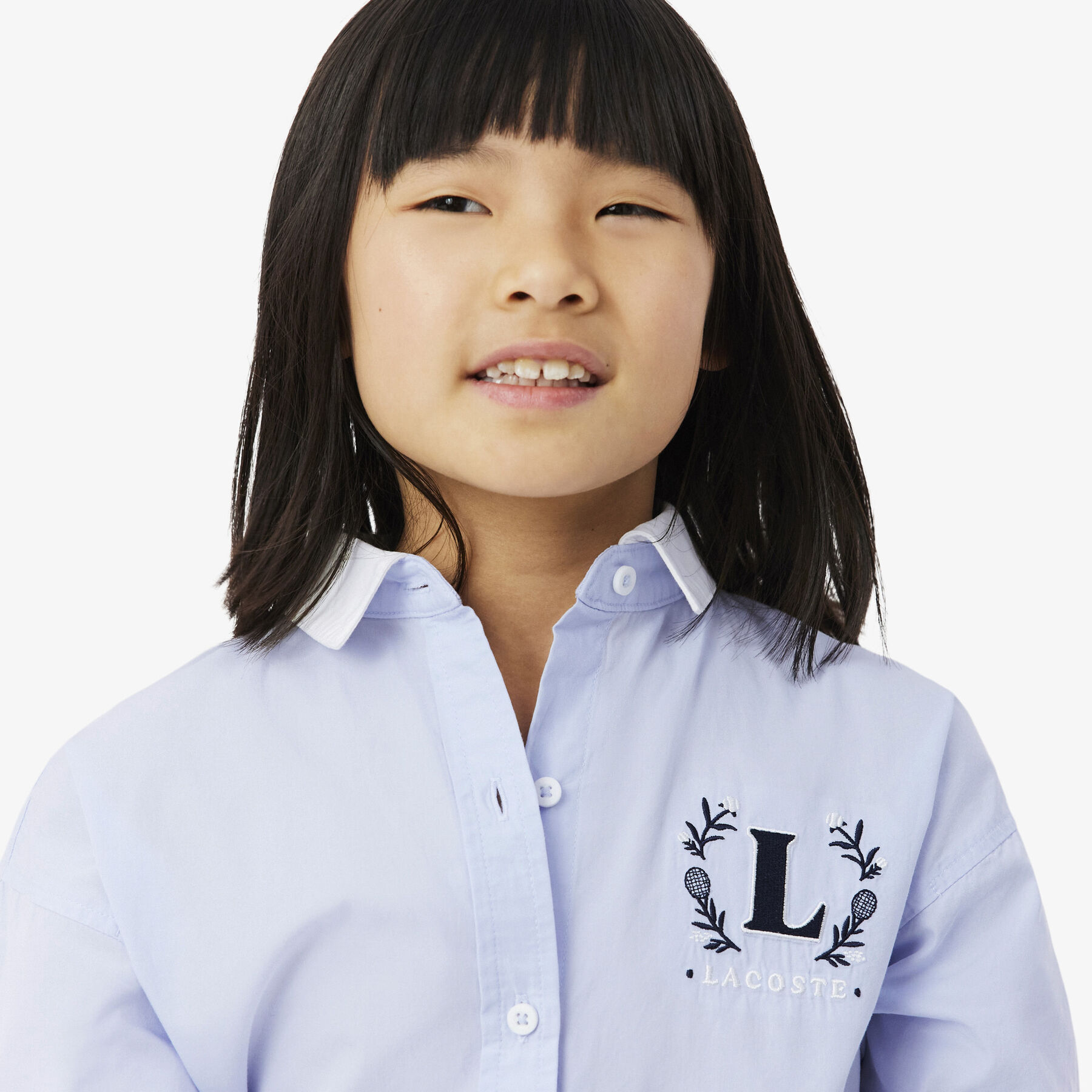 Embroidered Badge Poplin Shirt Embroidered Badge Poplin Shirt