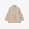 lacoste mid length water repellent oversized parka