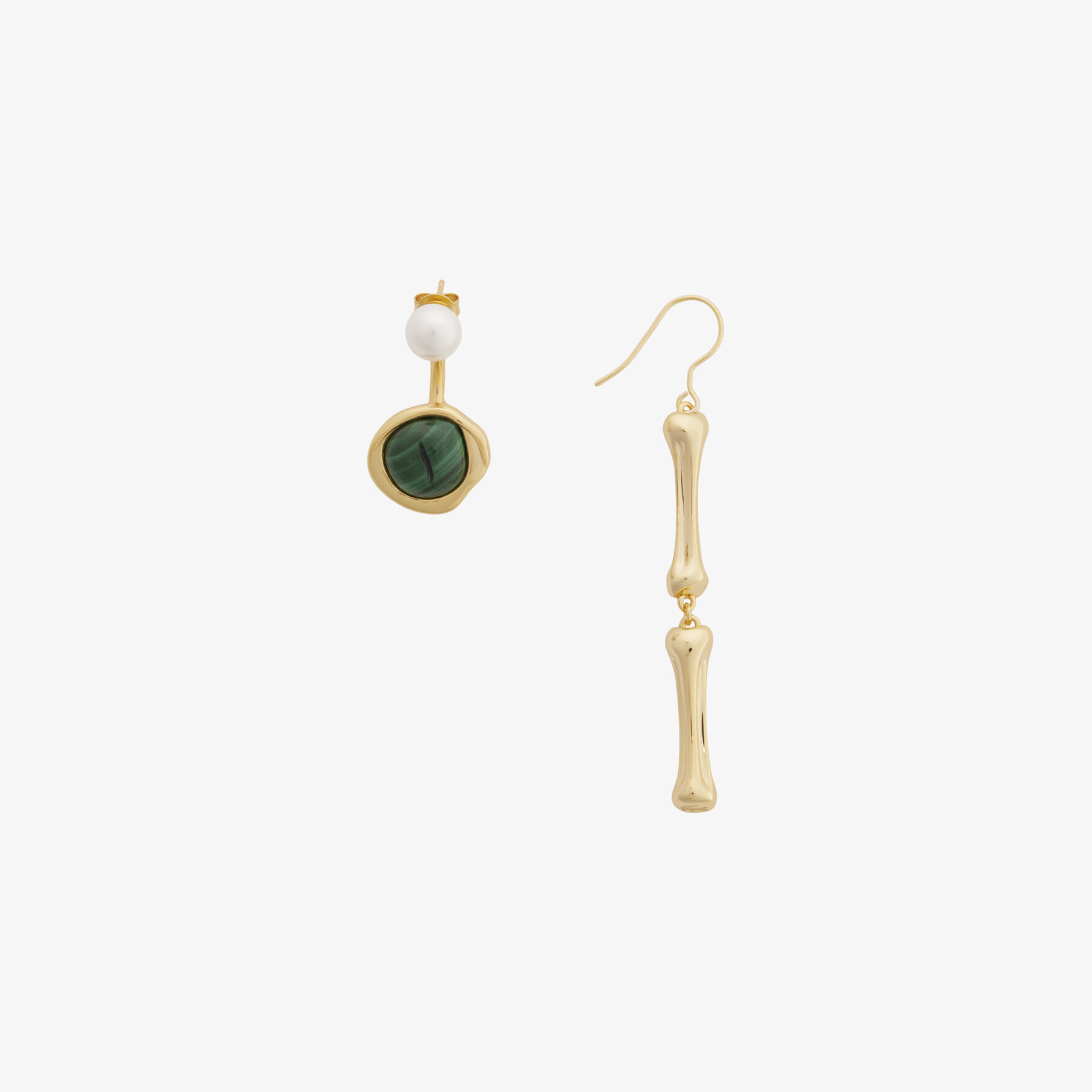 EARRING BONE EYE lacoste men s bone eye earring