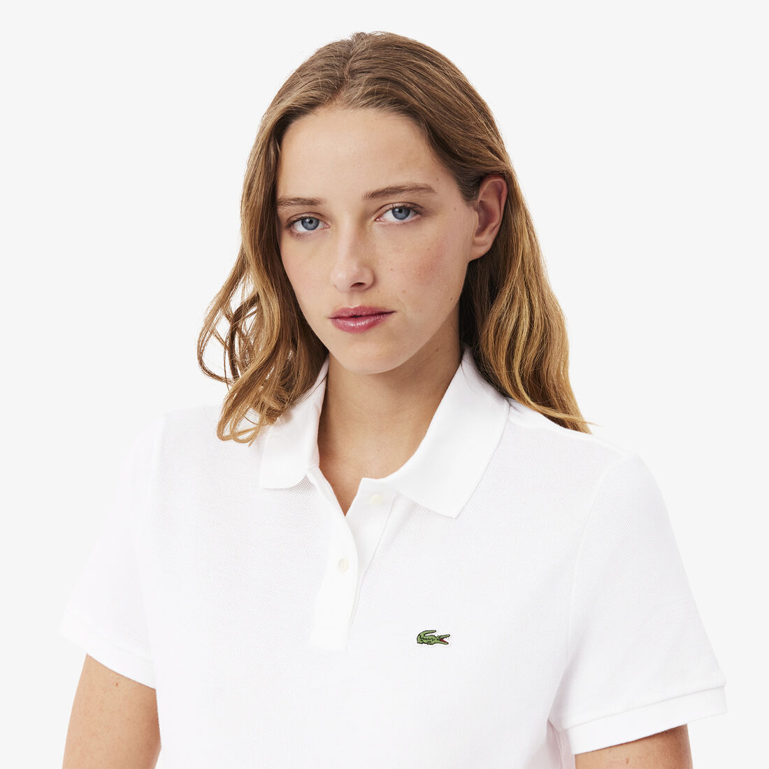 Women's Lacoste Regular Fit Soft Cotton Petit Pique Polo Shirt Women's Lacoste Regular Fit Soft Cotton Petit Pique Polo Shirt