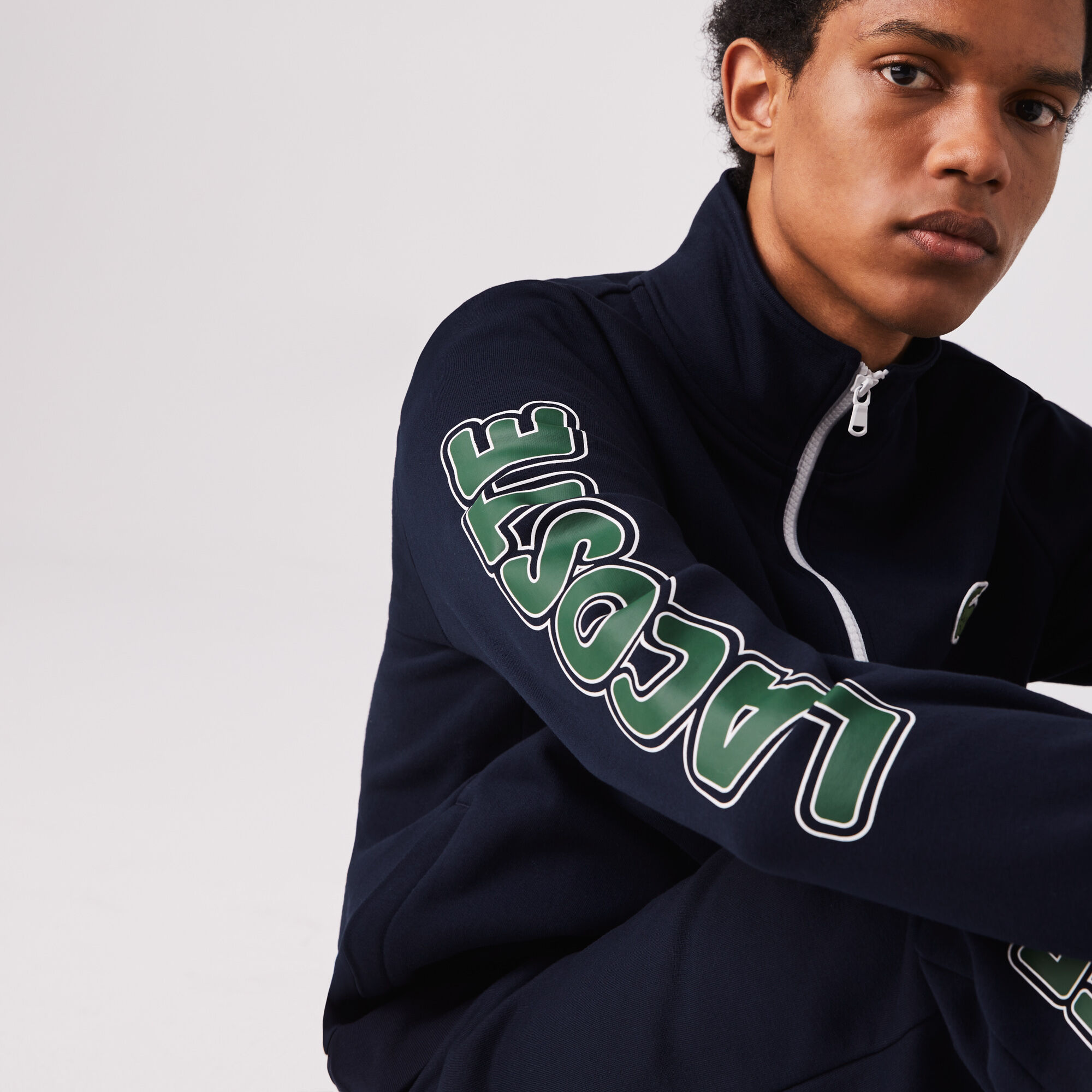 Lacoste fleece tracksuit cheap