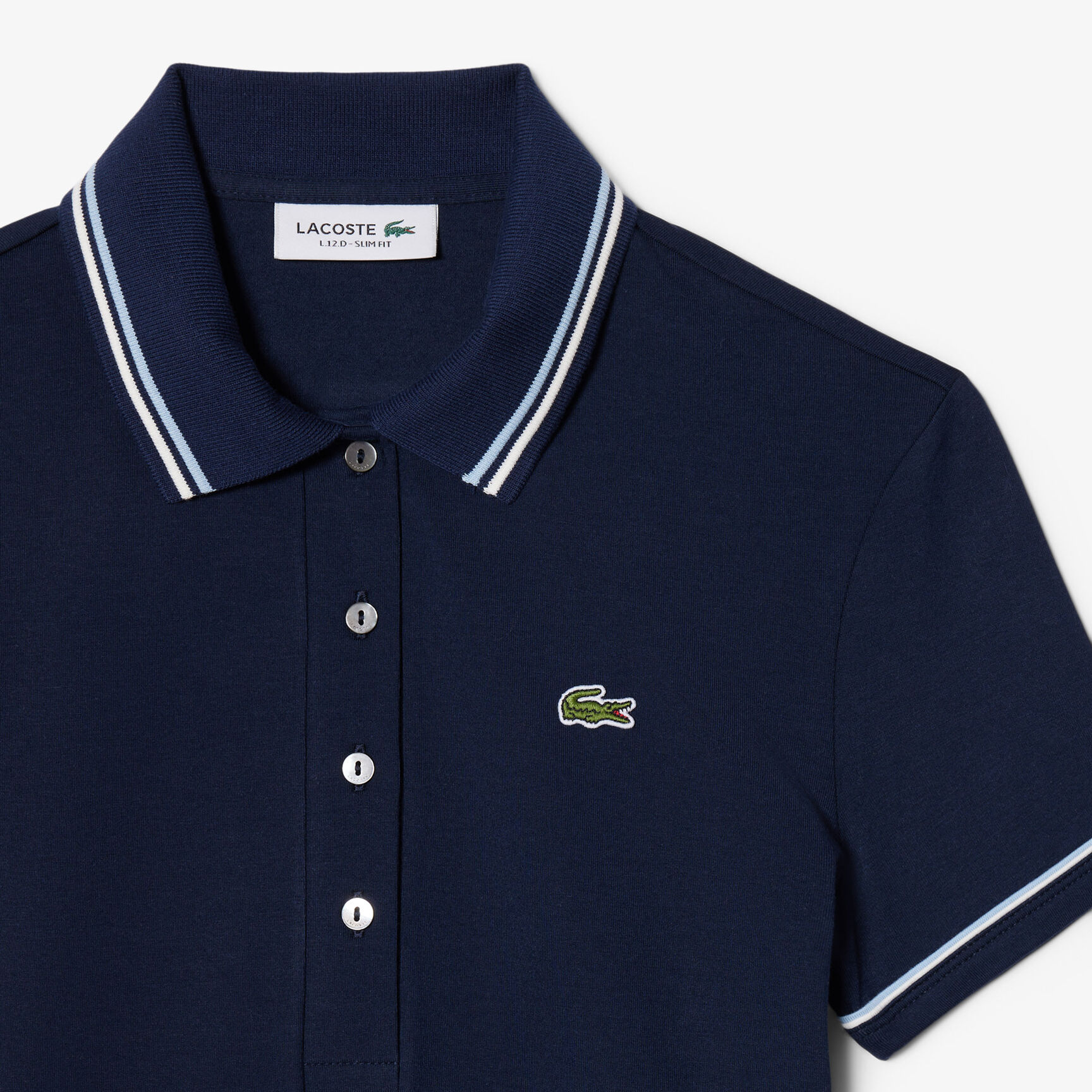 L.12.D Slim Fit Trim Detail Polo Shirt