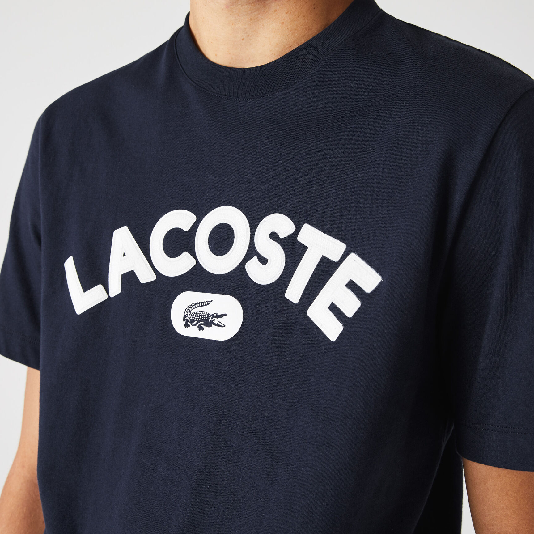 تيشيرت قطني فاخر بشعار مطبوع للرجال تيشيرت قطني فاخر بشعار مطبوع للرجال