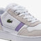 women s lacoste t clip leather sneakers