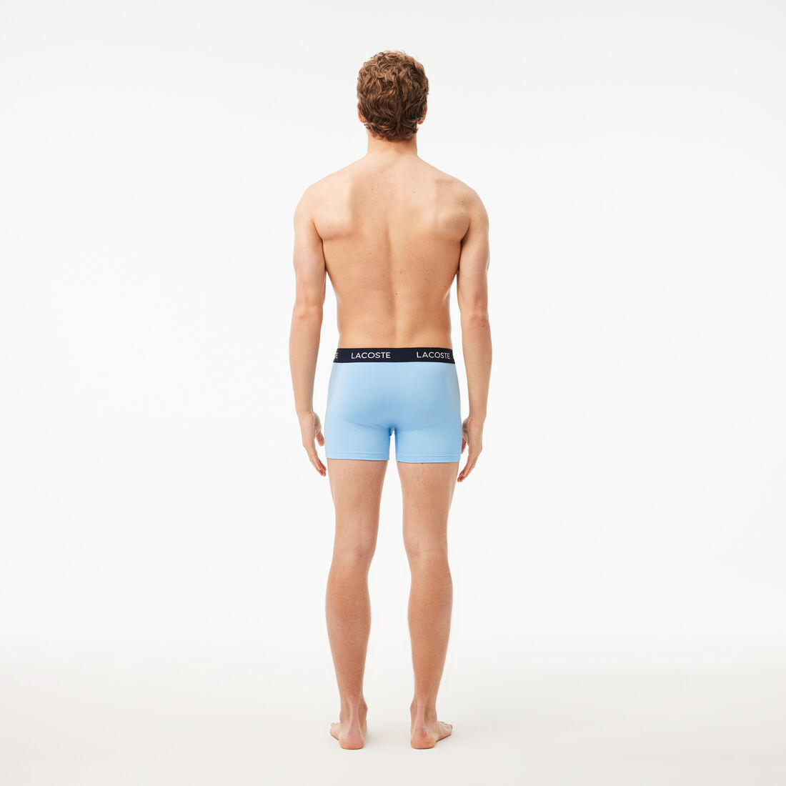 طقم بوكسر لاكوست جيرسيه بوليستر معاد تدويره للرجال، 3 قطع طقم بوكسر لاكوست جيرسيه بوليستر معاد تدويره للرجال، 3 قطع