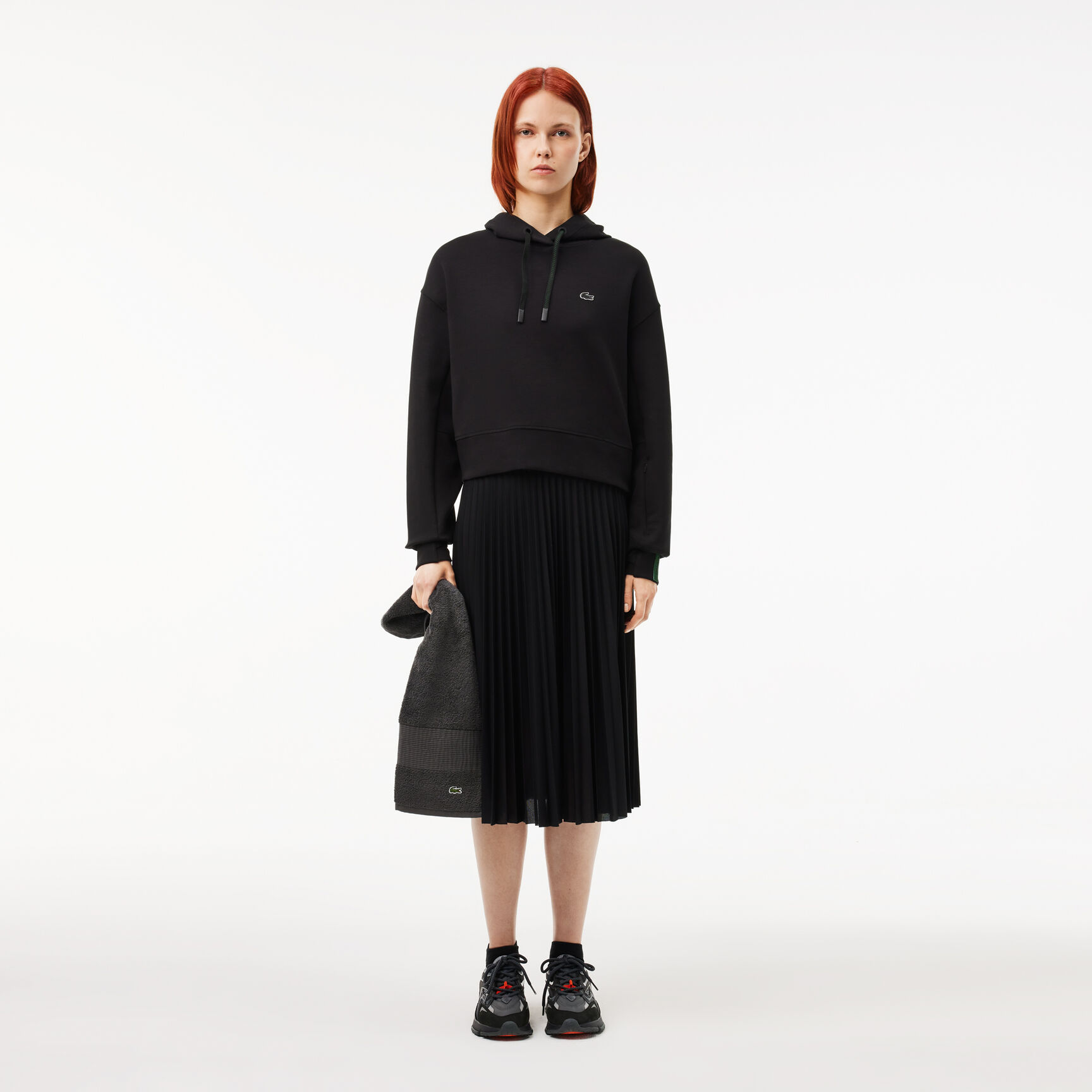 Women's Elasticised Waist Flowing Pleated Skirt