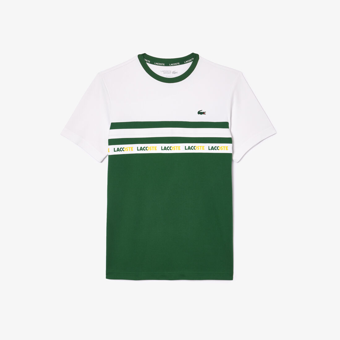 Ultra-Dry Logo Stripe Pique Tennis T-shirt Ultra-Dry Logo Stripe Pique Tennis T-shirt