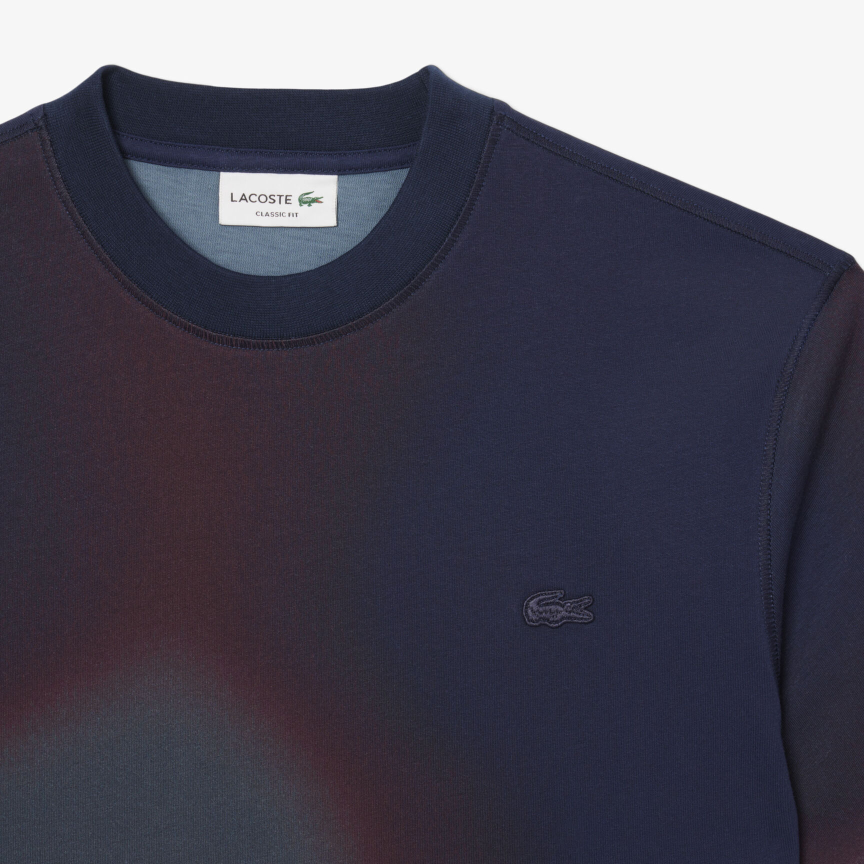 تي شيرت جيرسي بطبعة أومبري تي شيرت جيرسي بطبعة أومبري