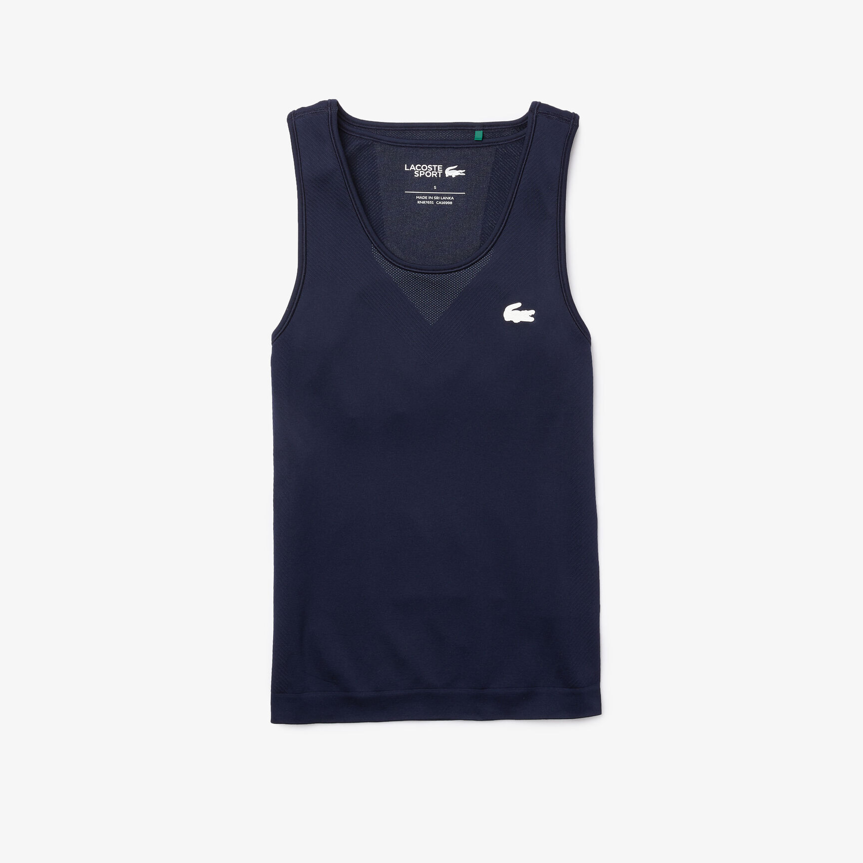 Women's Lacoste SPORT Moisture-Wicking Second-Skin Knit Tank Top Women's Lacoste SPORT Moisture-Wicking Second-Skin Knit Tank Top