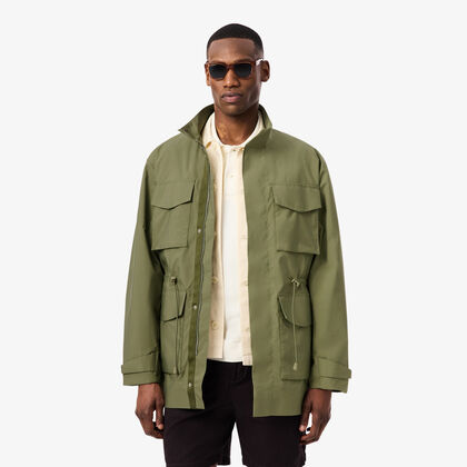 Mid-length Water-repellent Windbreaker Jacket
