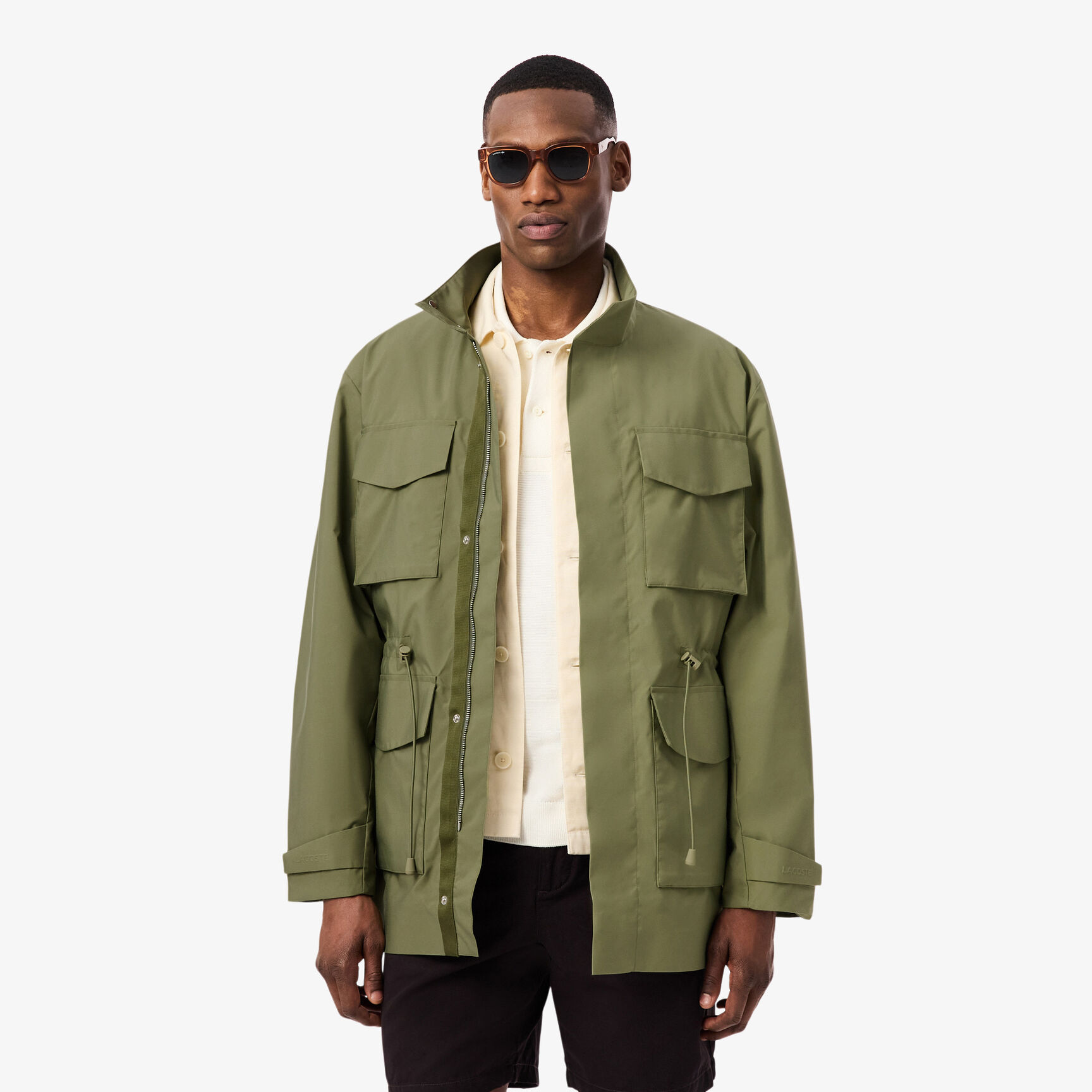 Mid-Length Water-Repellent Windbreaker Jacket Mid-Length Water-Repellent Windbreaker Jacket