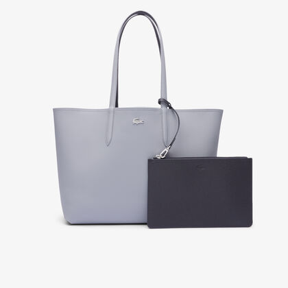 lacoste anna reversible tote with pouch