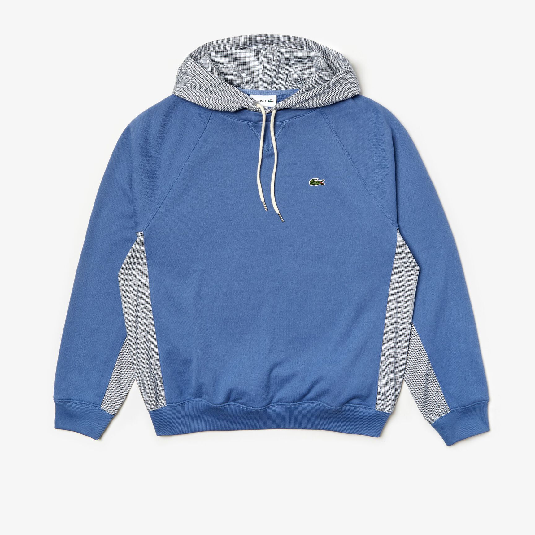 قميص ثقيل للرجال من الصوف مع كلمة Lacoste المزركشة بألوان متعددة قميص ثقيل للرجال من الصوف مع كلمة Lacoste المزركشة بألوان متعددة