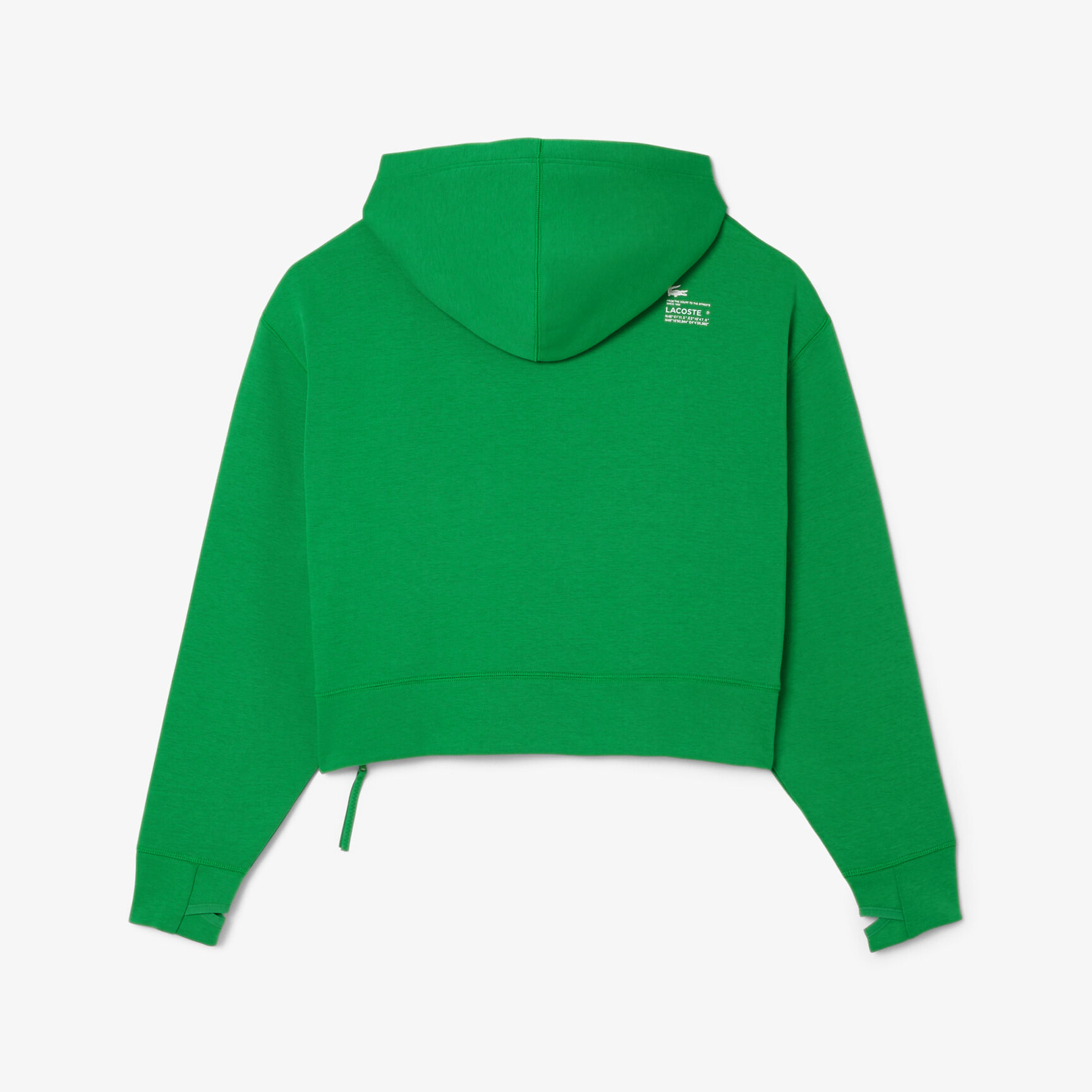 Short Cut Cotton Hoodie