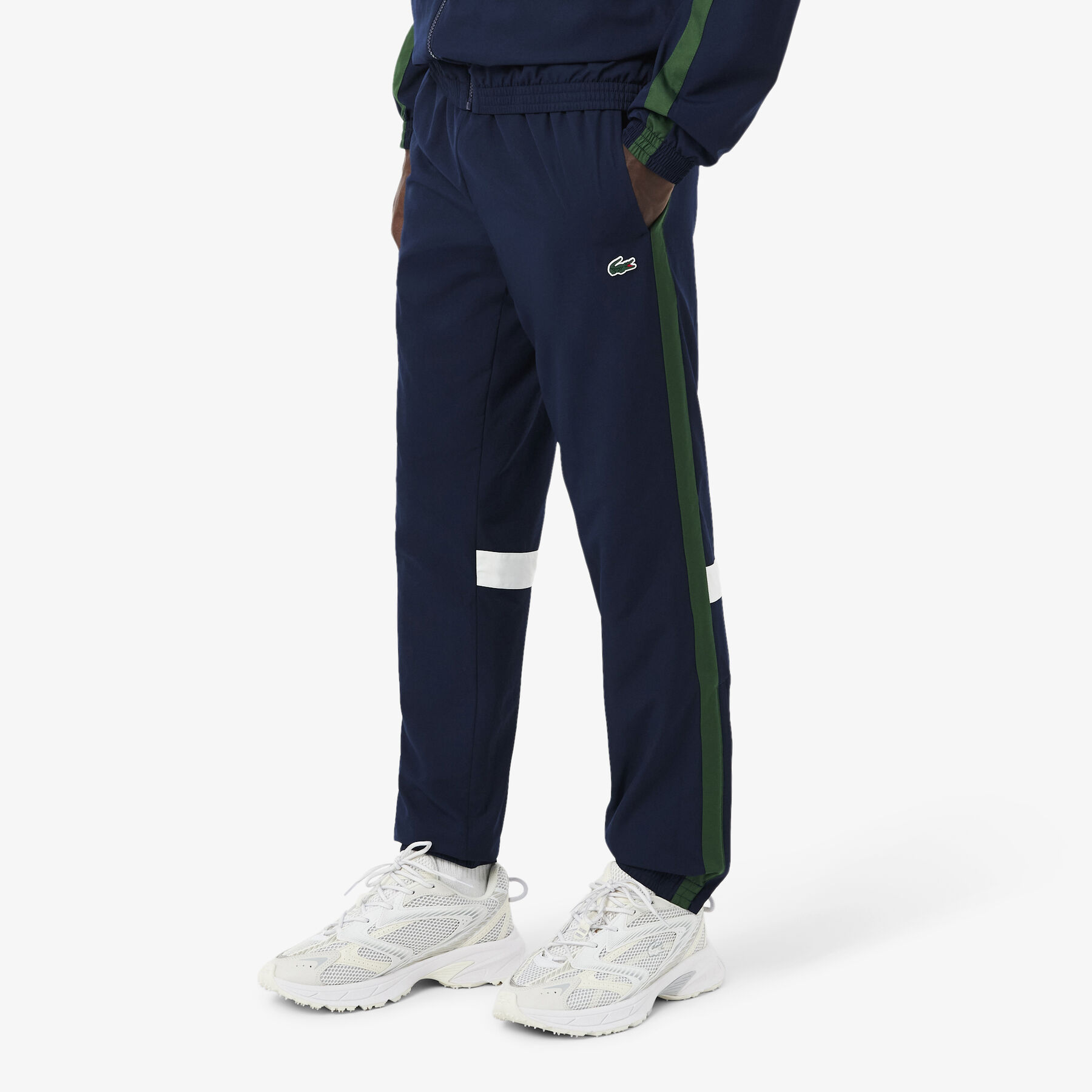 lacoste sport printed tracksuit