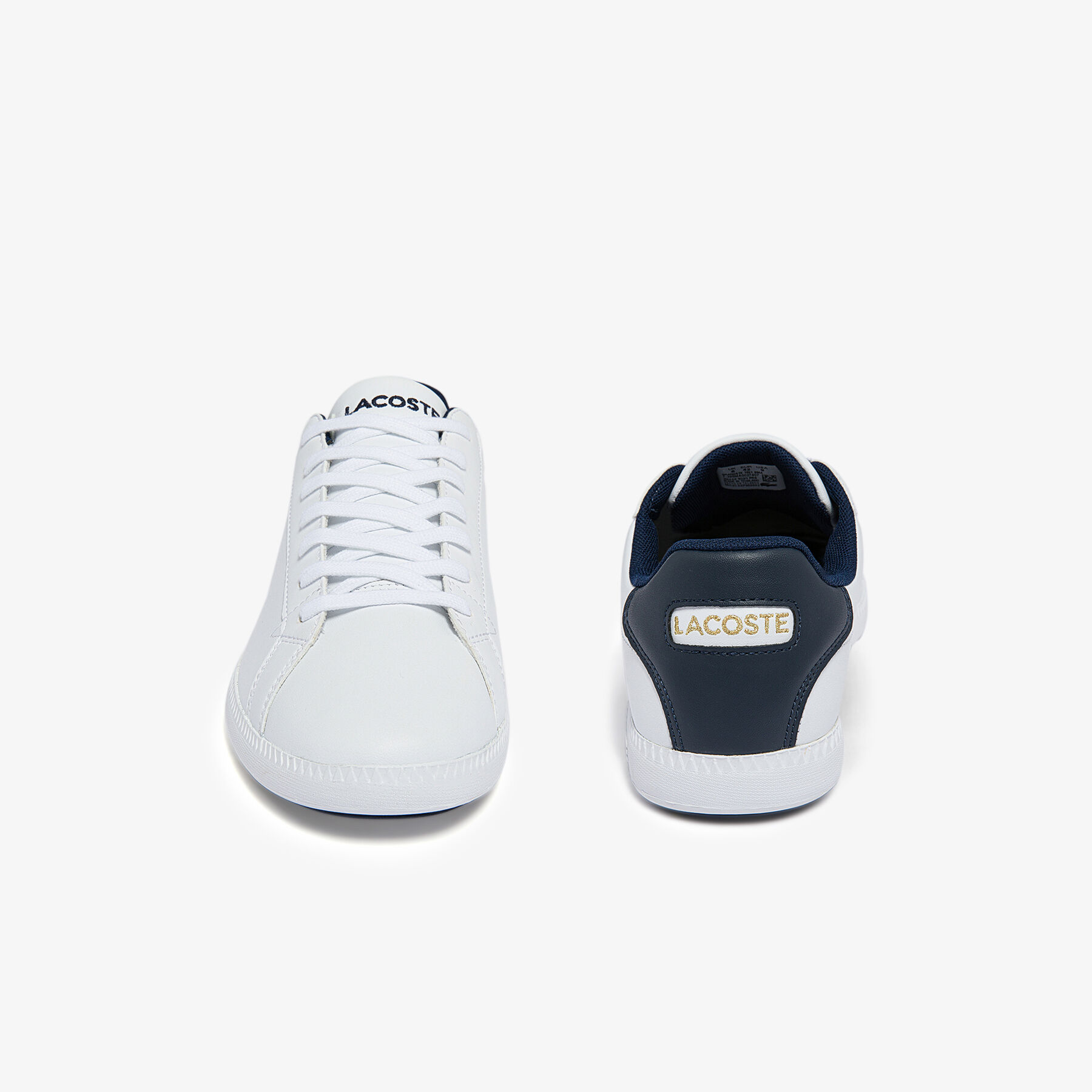 Men's Graduate Tricolore Leather and Synthetic Trainers lacoste men s graduate tricolore leather and synthetic trainers