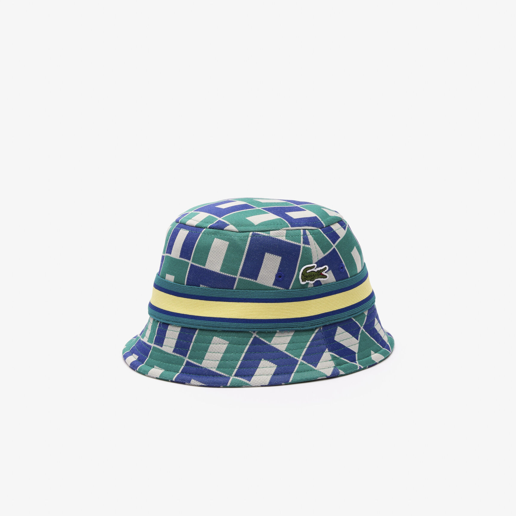 Interlock Jacquard Patterned Bucket Hat Interlock Jacquard Patterned Bucket Hat