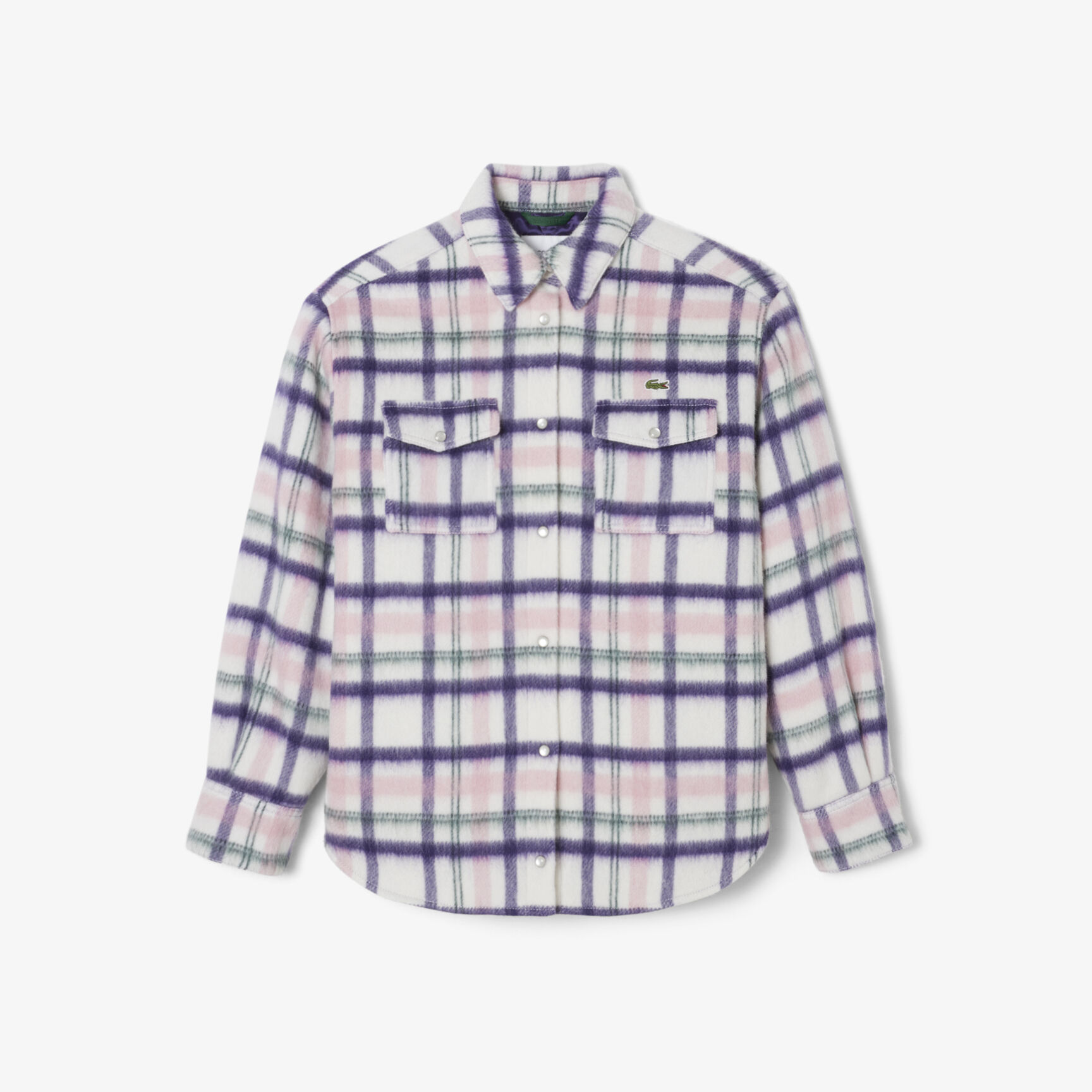 Oversized Quilted Wool Overshirt