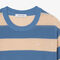 lacoste striped mesh knit t shirt