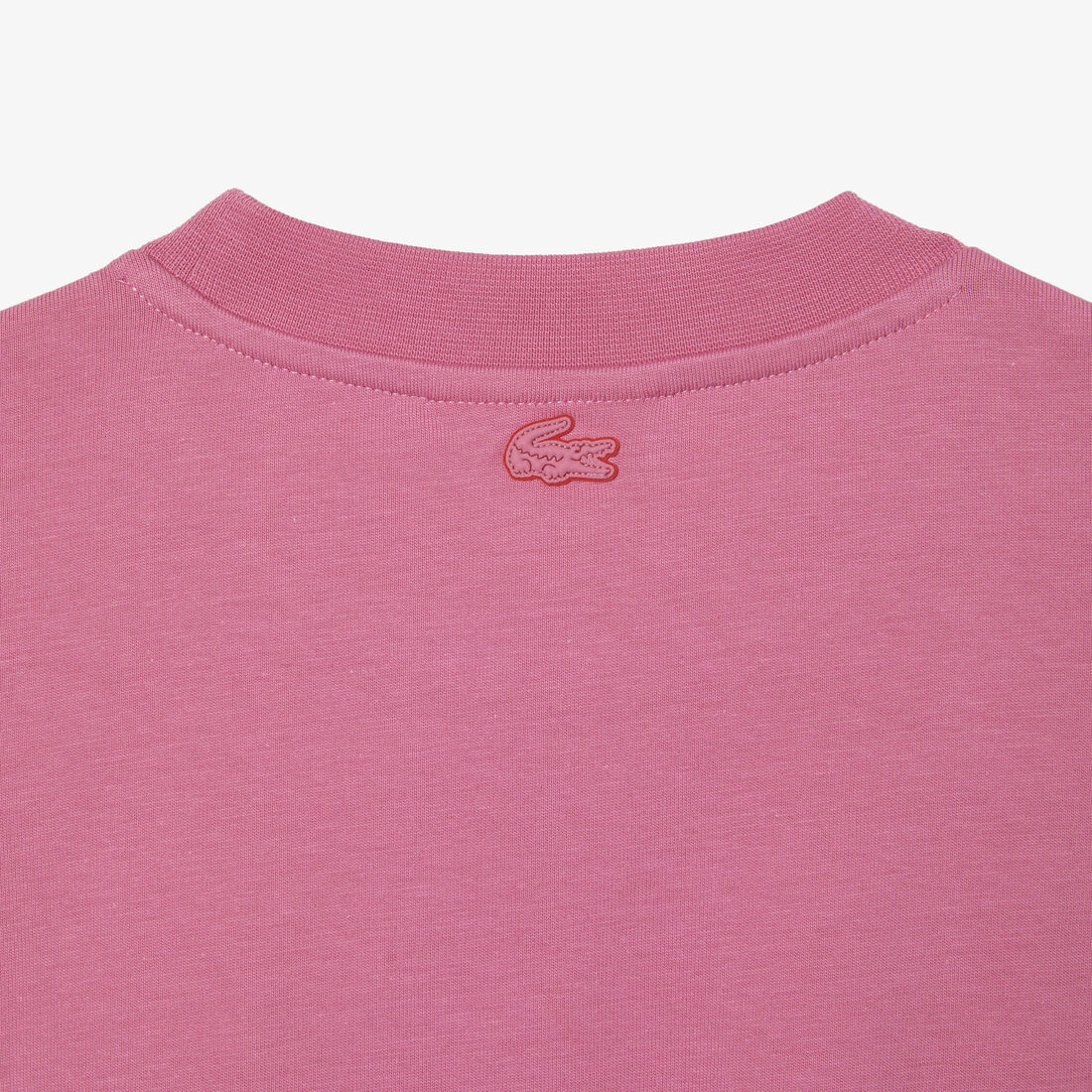 تيشيرت لاكوست قطن جيرسيه بقصة فضفاضة للنساء تيشيرت لاكوست قطن جيرسيه بقصة فضفاضة للنساء