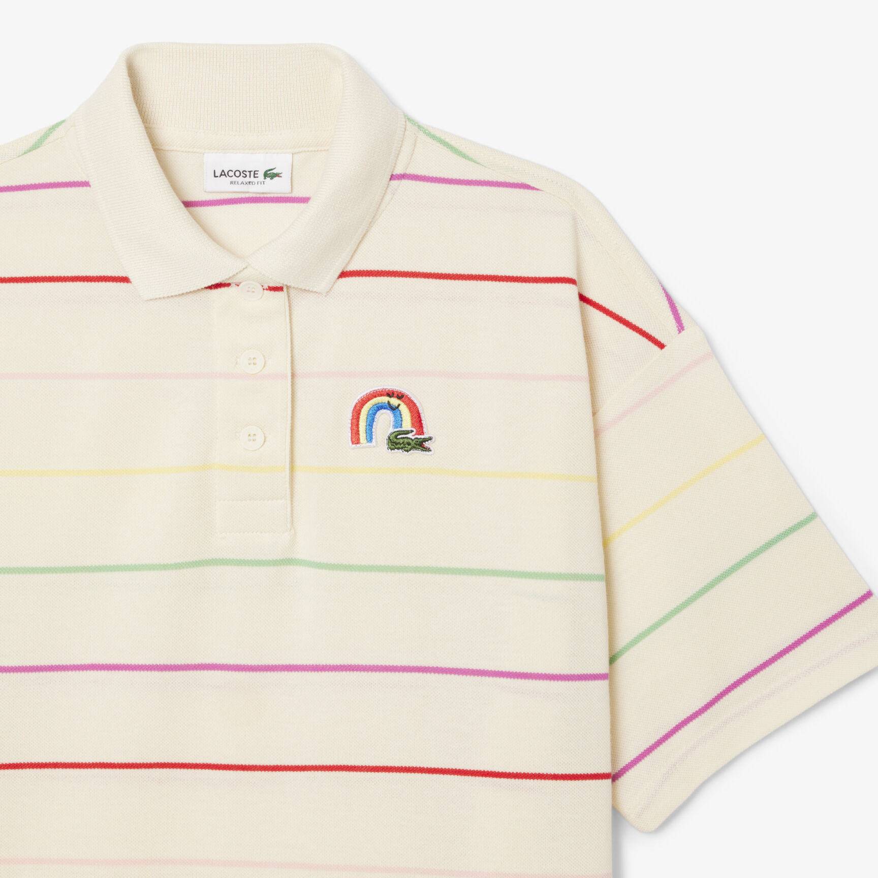 Striped Cotton Polo Dress