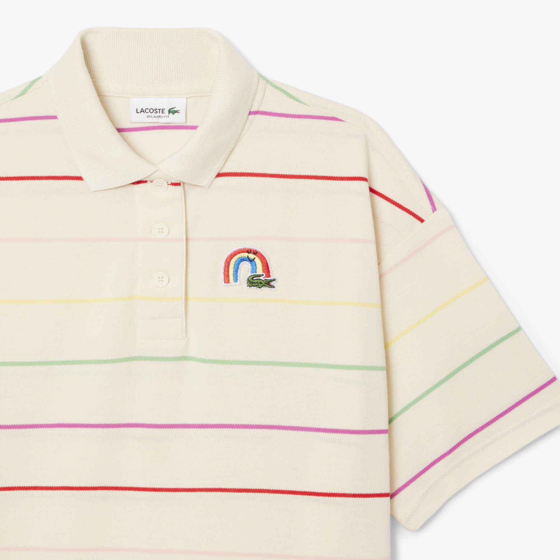 Striped Cotton Polo Dress