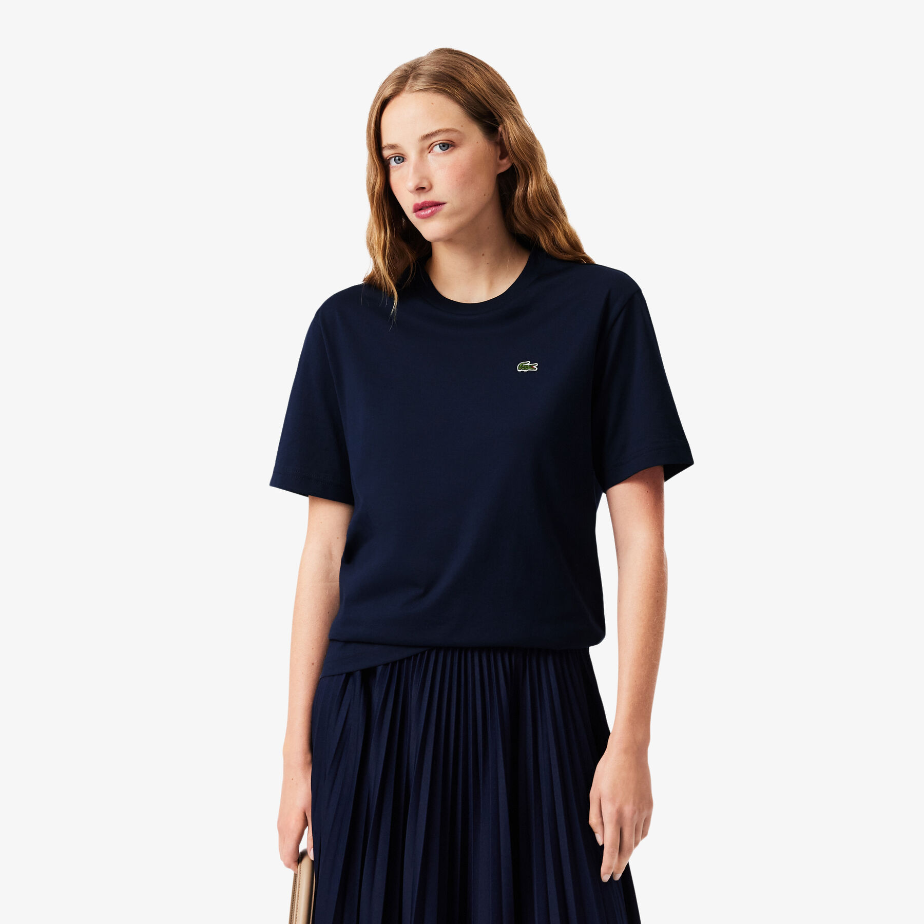 lacoste relaxed fit soft cotton t shirt