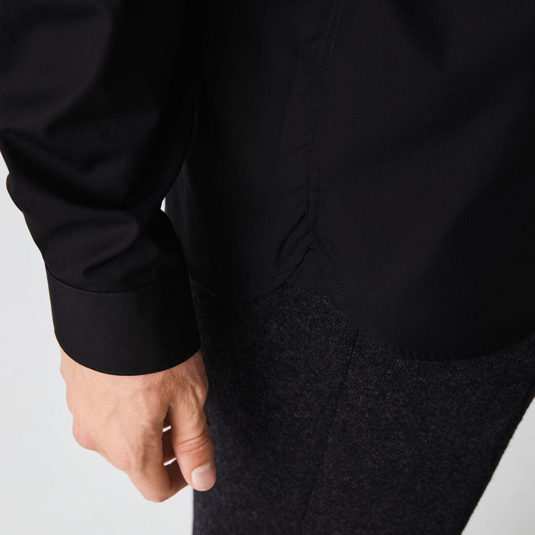 قميص قطن بوبلين فاخر بقصة عادية للرجال قميص قطن بوبلين فاخر بقصة عادية للرجال