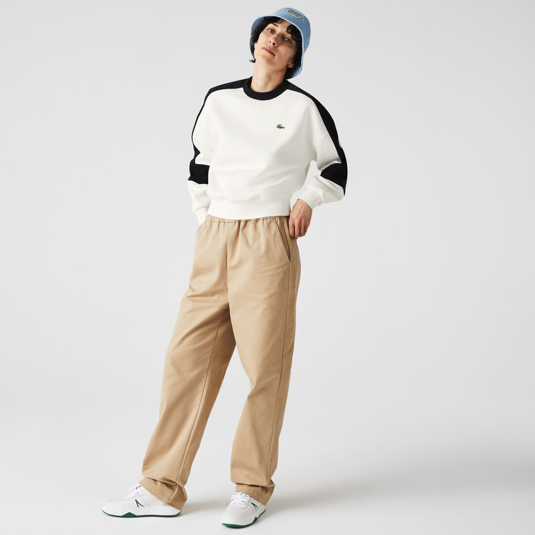 Women’s Lacoste L!VE Graphic Panels Sweatshirt Women’s Lacoste L!VE Graphic Panels Sweatshirt