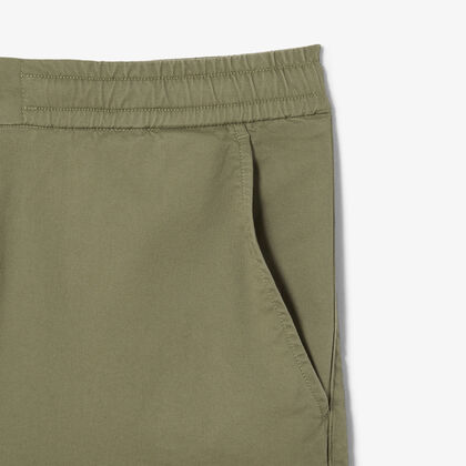 Regular Fit Stretch Cotton Shorts